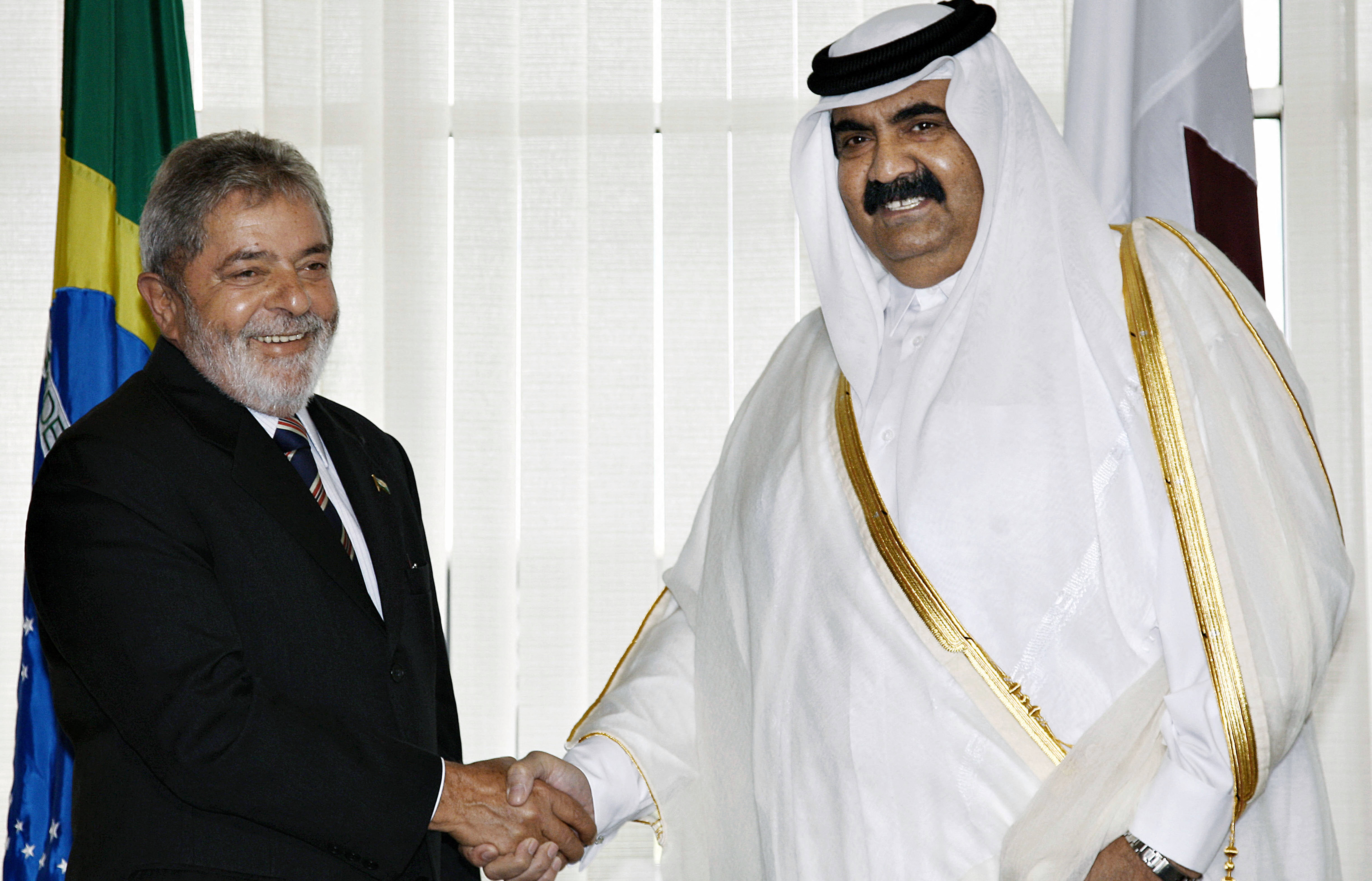 Former emir of Qatar Sheikh Hamad bin Khalifa al-Thani [Handout/The Amiri Diwan]