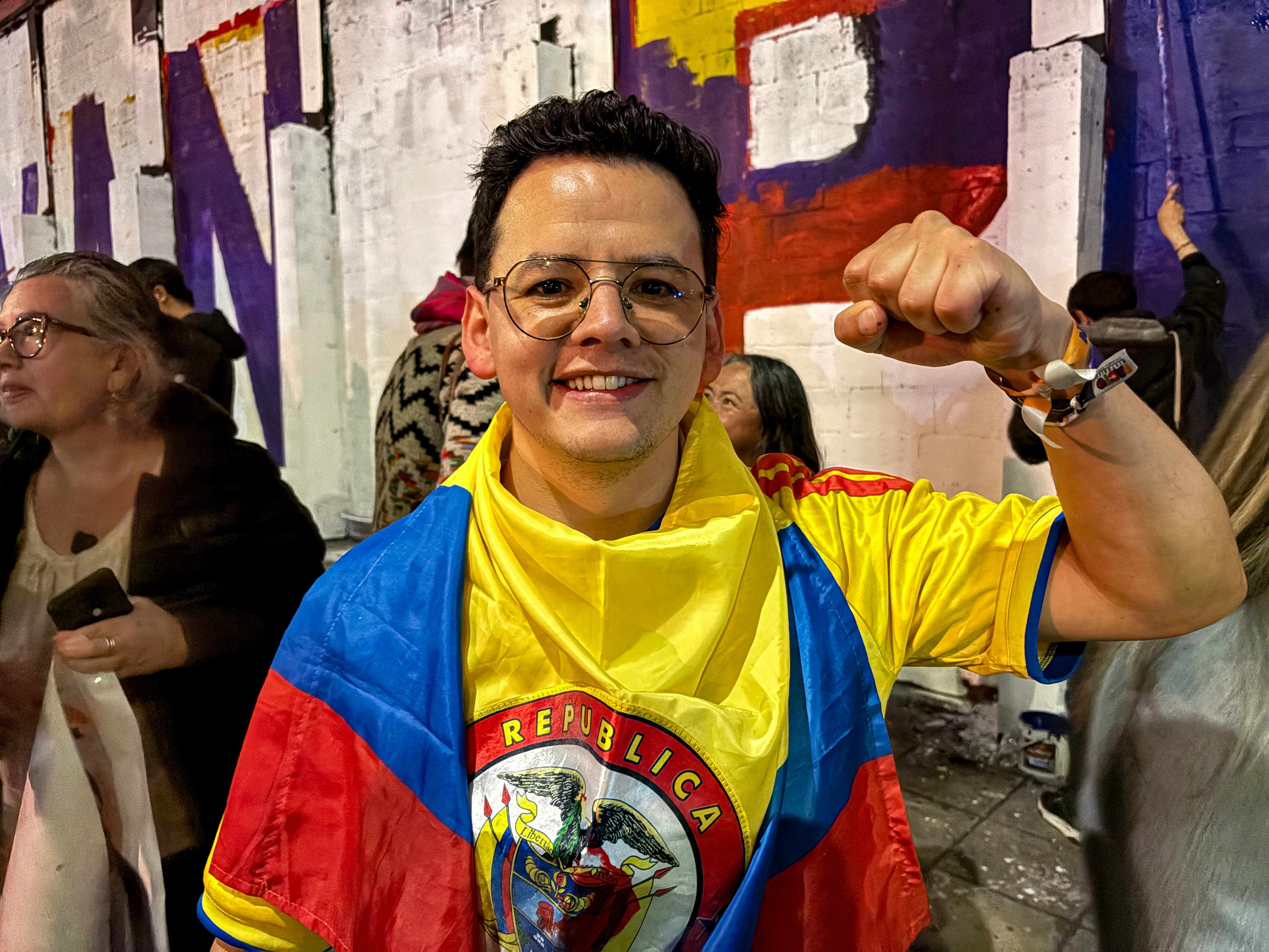 Colombian politician Daniel Monroy objects to the 'politicisation' of his country's national football jersey