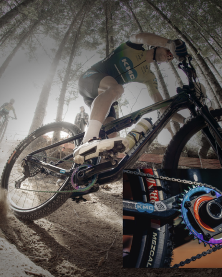 Built for the World Cup, engineered for perfection. KMC’s all-new high-performance drivetrain