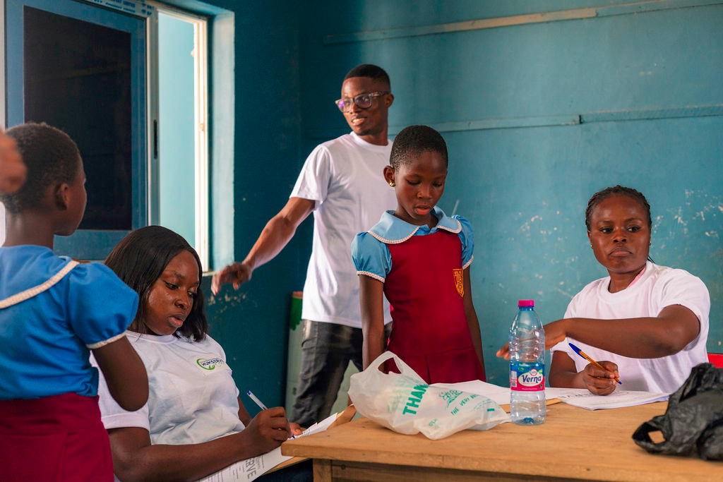 Health workers provide essential medical care to children in underserved communities in Ghana [Humserve Africa Foundation]