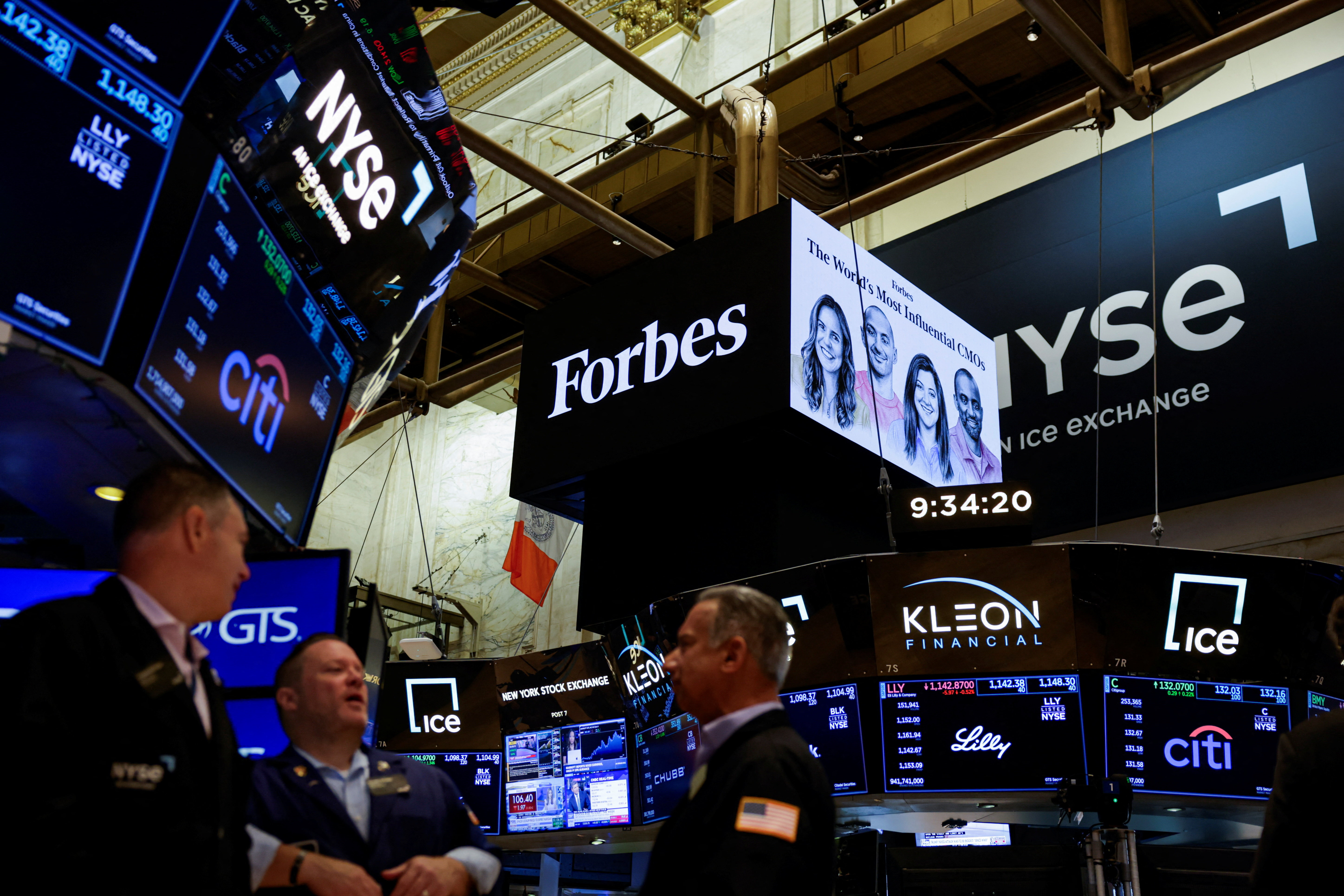 Wall Street signs