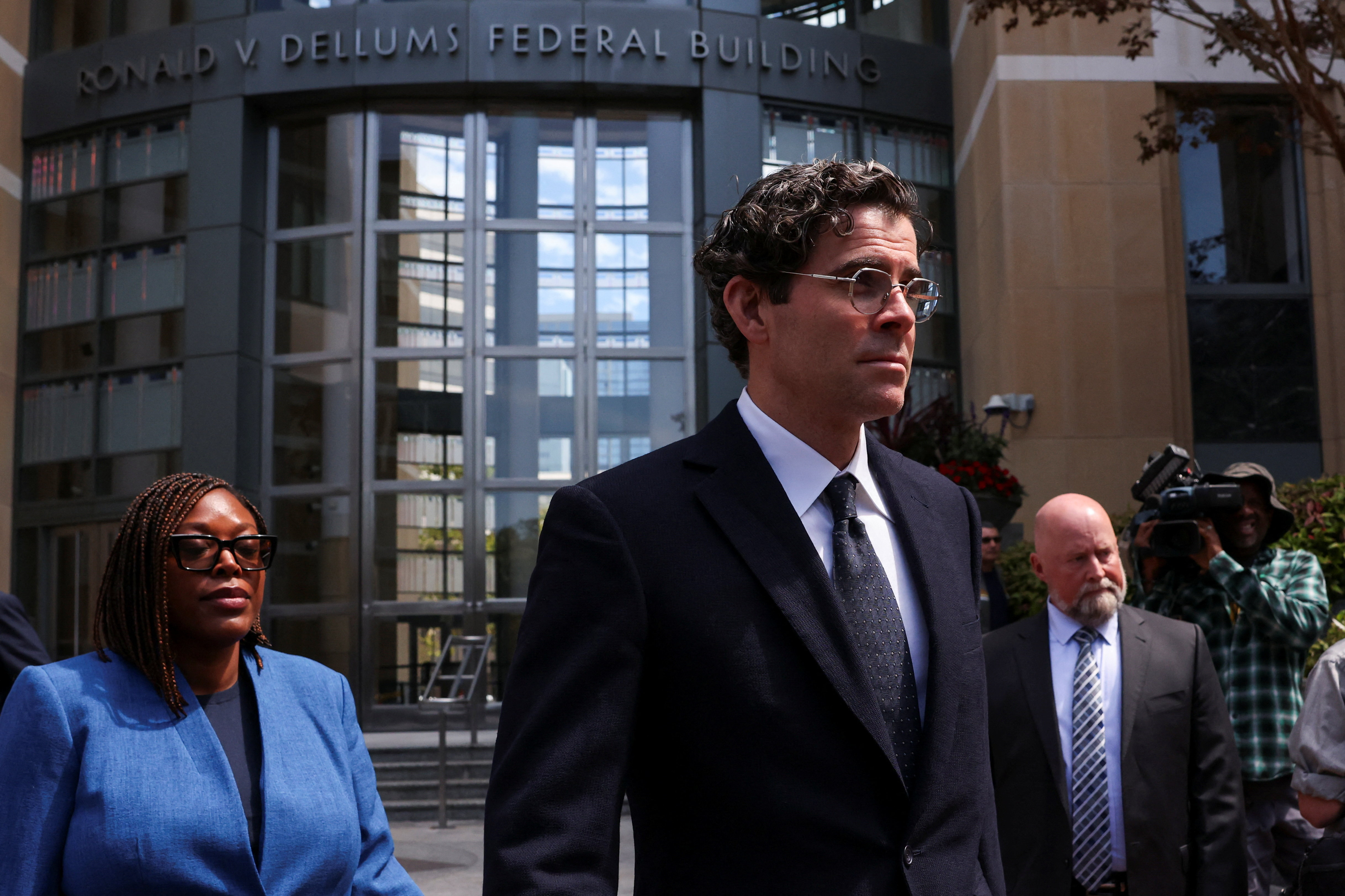 Witness Adam Mosseri, head of Instagram, leaves the courthouse as Meta faces a landmark trial in federal court in Oakland, California, the US, August 25, 2026