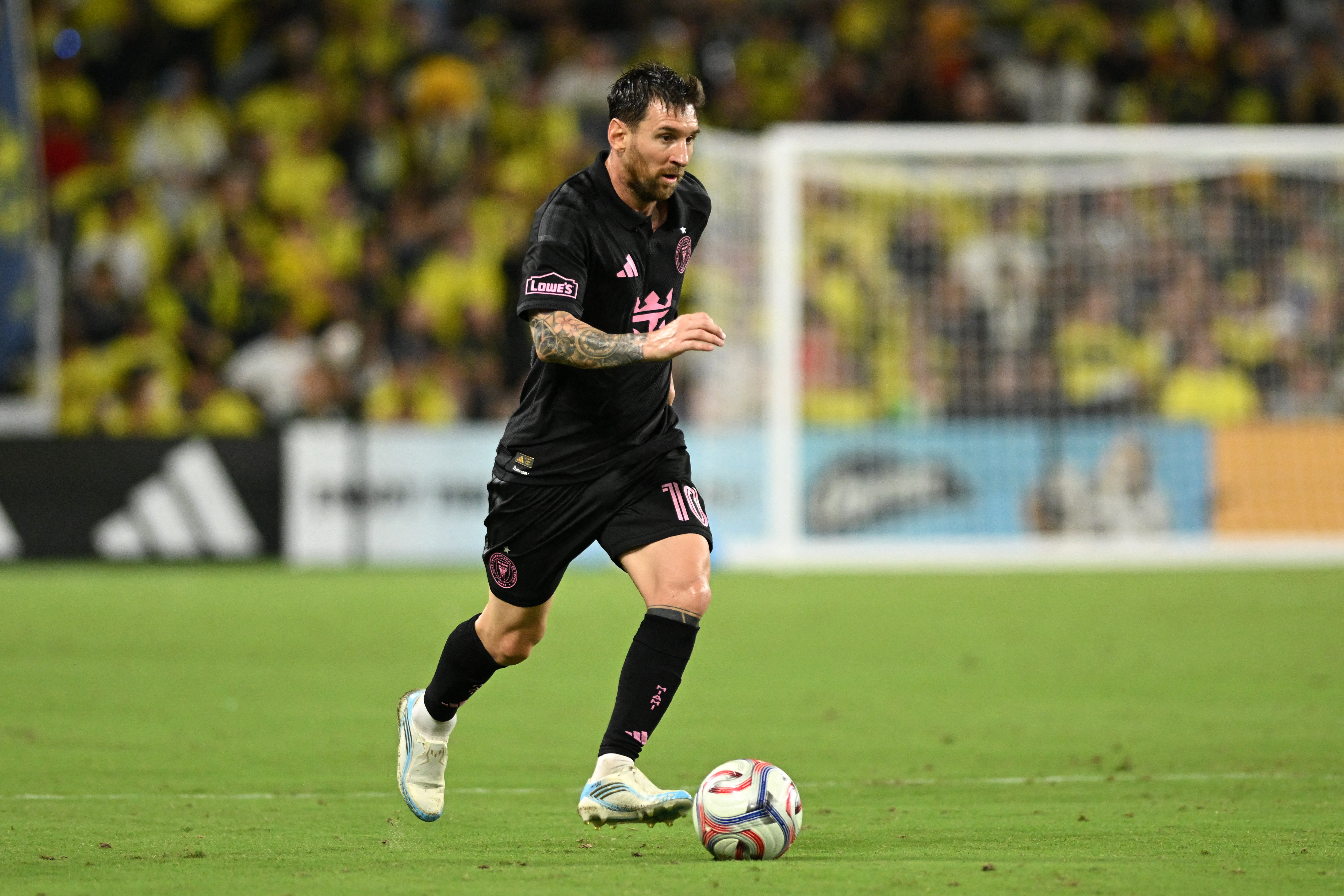 Lionel Messi assisted Inter Miami's lone goal as they fell to Nashville in away fixture