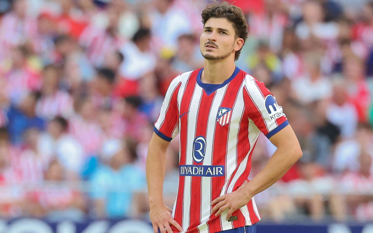 Atletico Madrid’s Argentinian forward Julian Alvarez is linked with two clubs