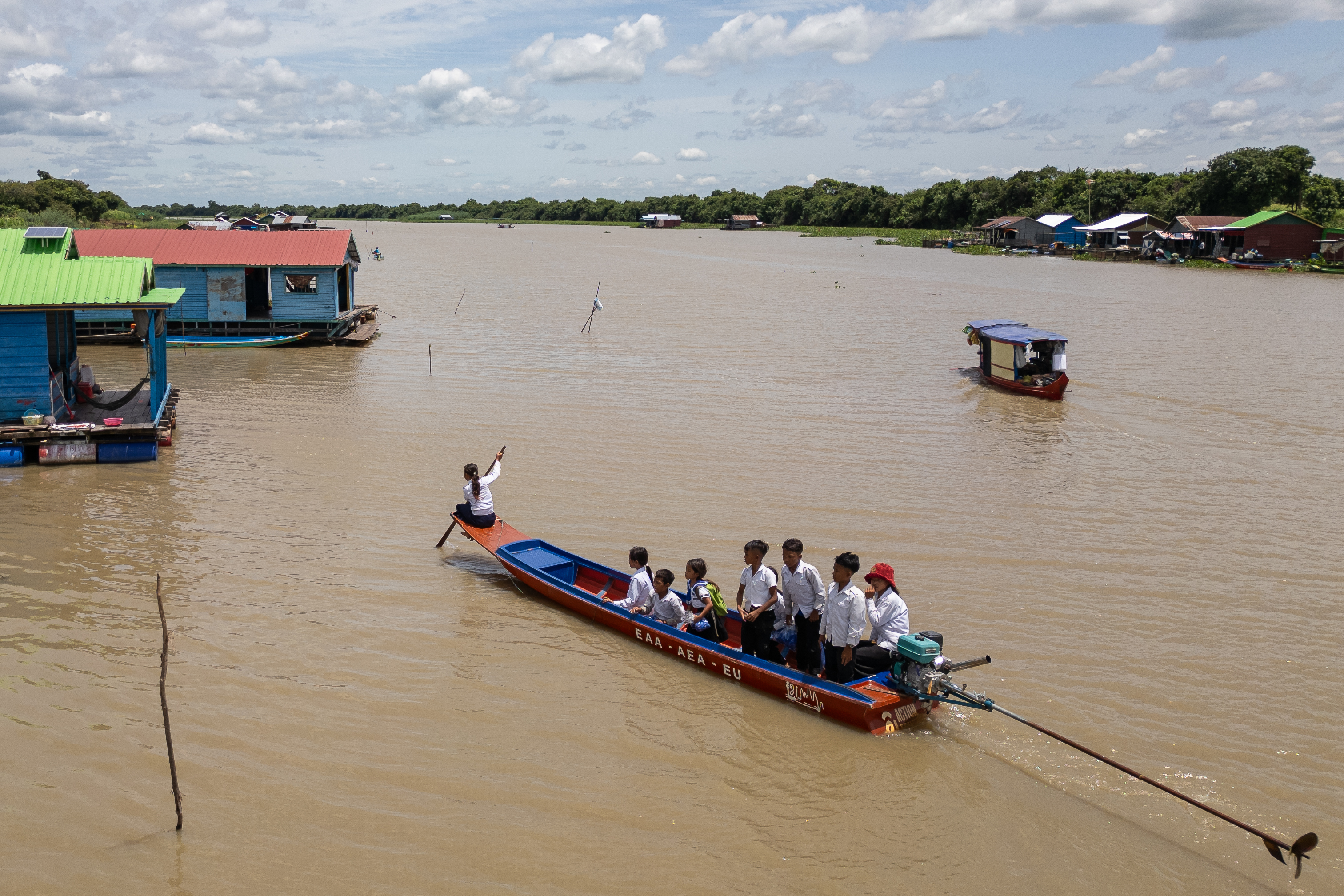 Rising energy prices disrupt education on Cambodia’s Tonle Sap lake