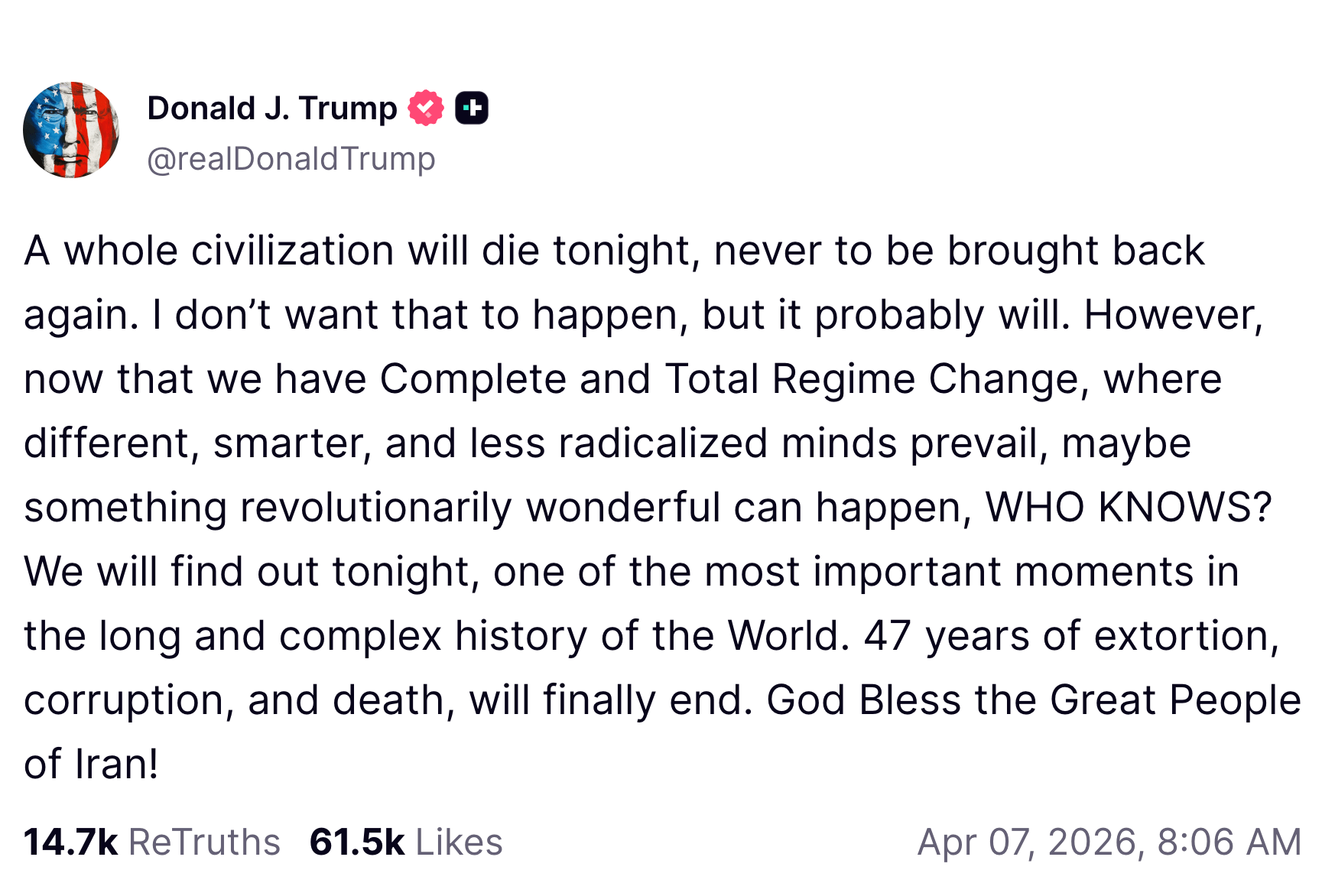 INTERACTIVE - Trump Truth Social 3-1787230491