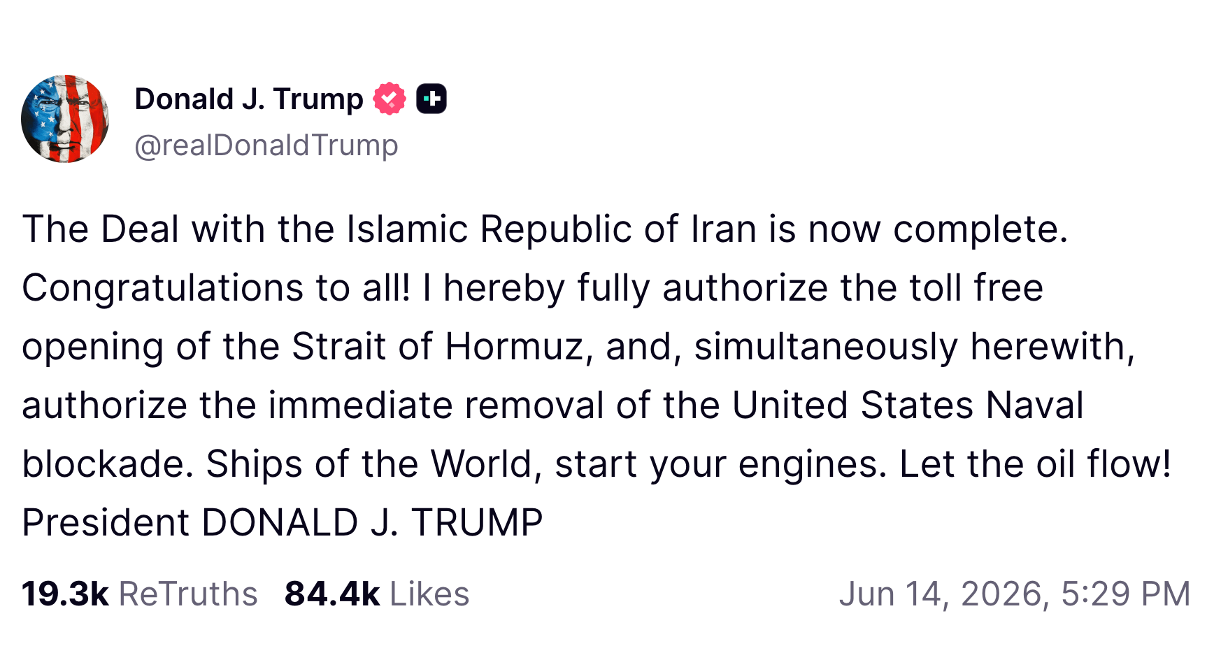 INTERACTIVE - Trump Truth Social 7-1787230499