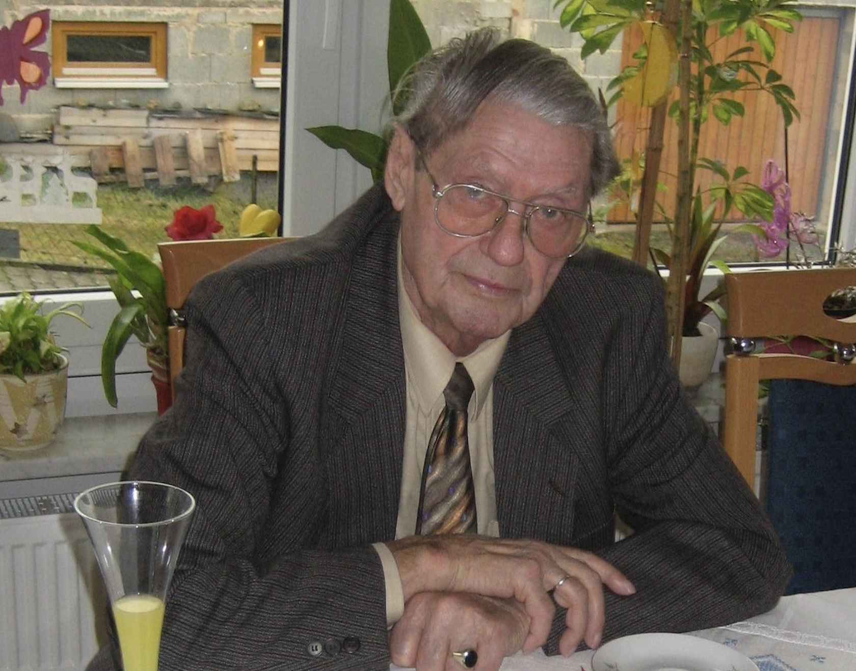 Ernst Guetinger, father of Erich Guetinger, is pictured here in the mid-2000s. He passed away in 2008.