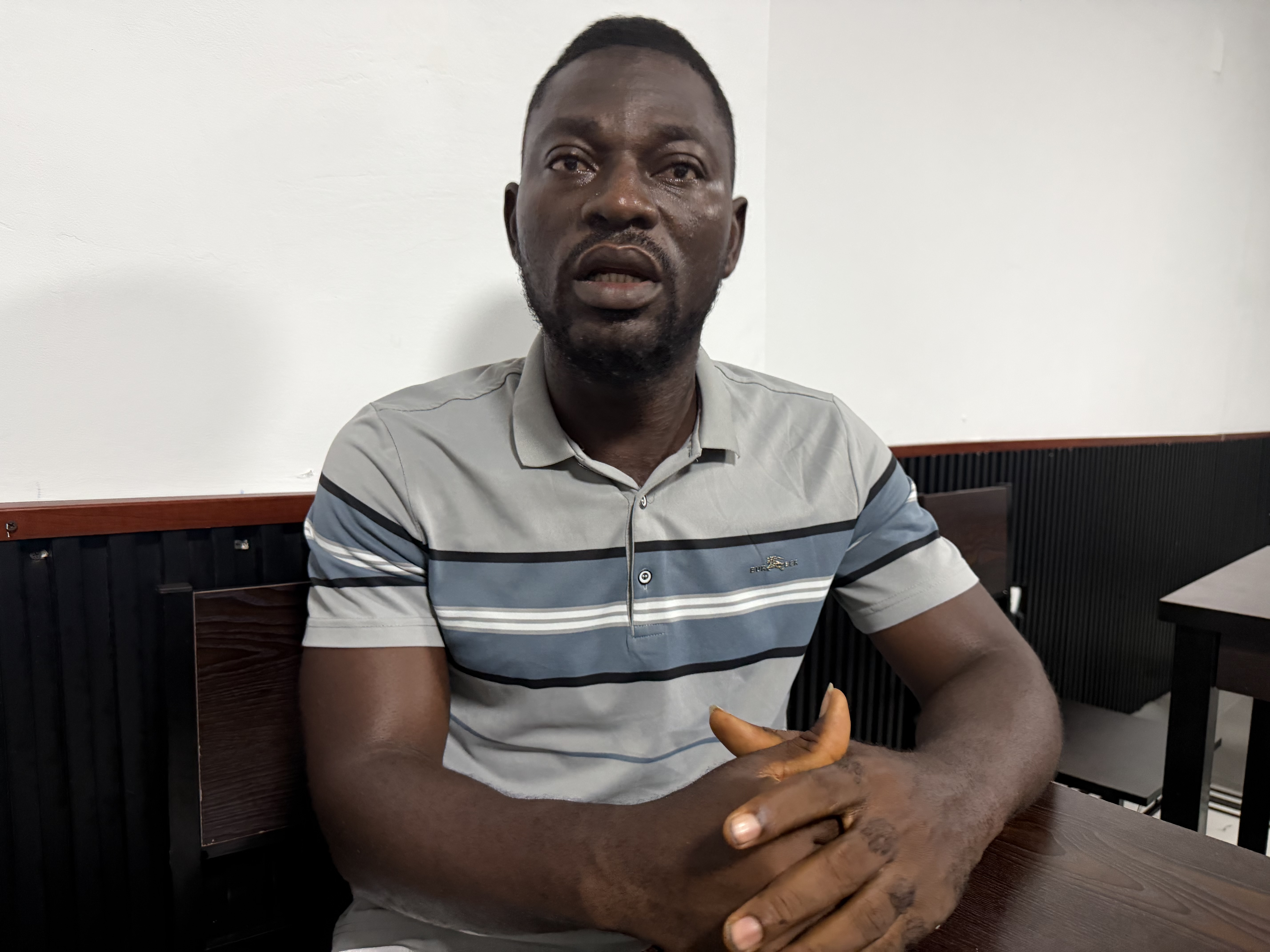 William Sando, President, University of Liberia Student Union [Lennart Dodoo/Al Jazeera]