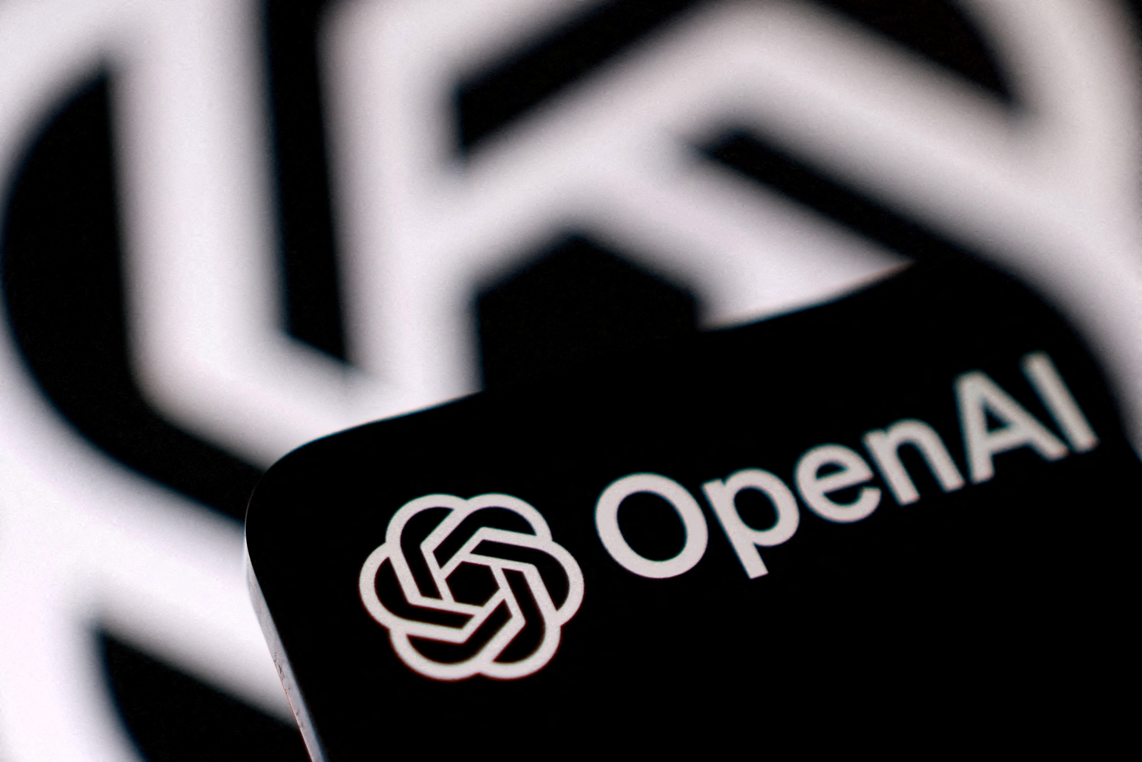 The OpenAI logo.