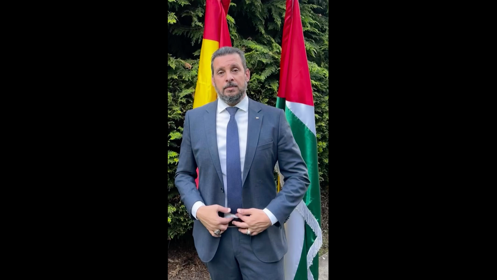 Palestine's ambassador to Spain, Fadi Elhusseini