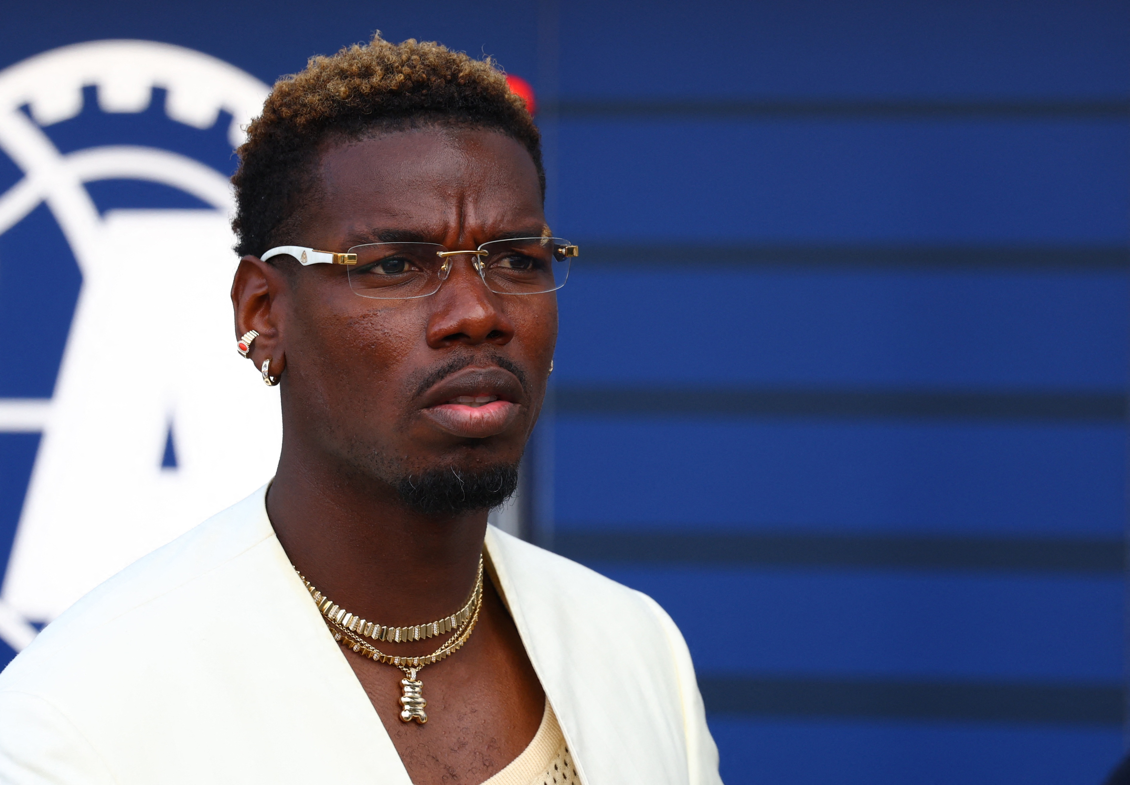 Paul Pogba takes time off to watch qualifying for the Monaco Grand Prix