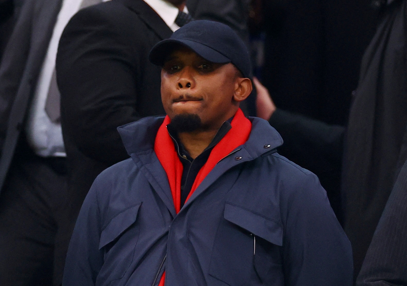 Cameroonian Football Federation president and former player Samuel Eto'o during AFCON 2025