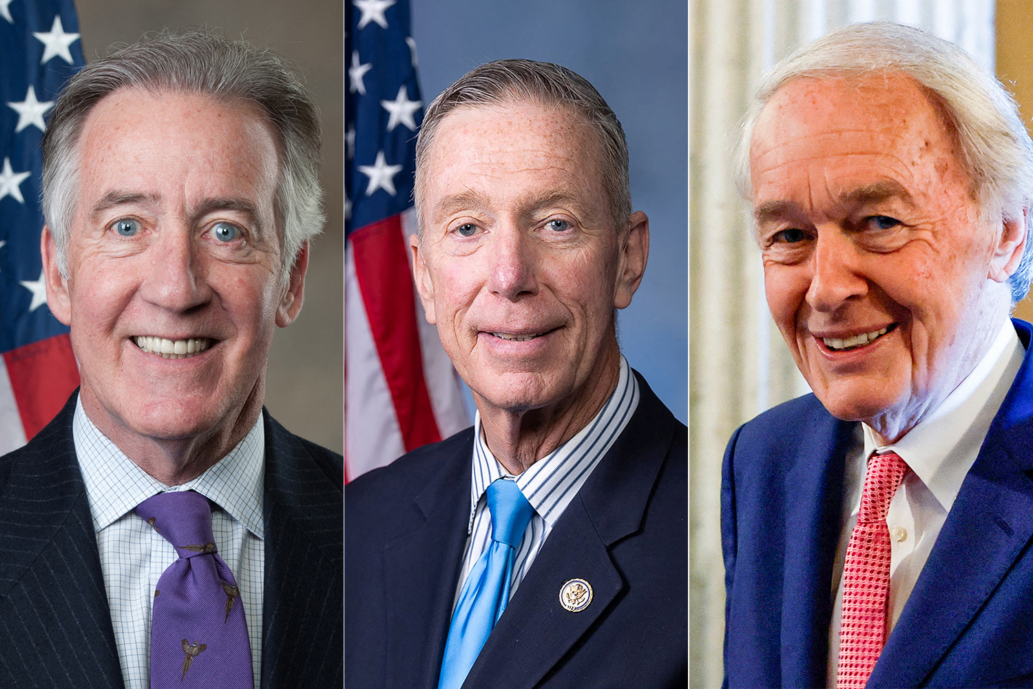 Richard Neal, Stephen Lynch and Ed Markey [Reuters]