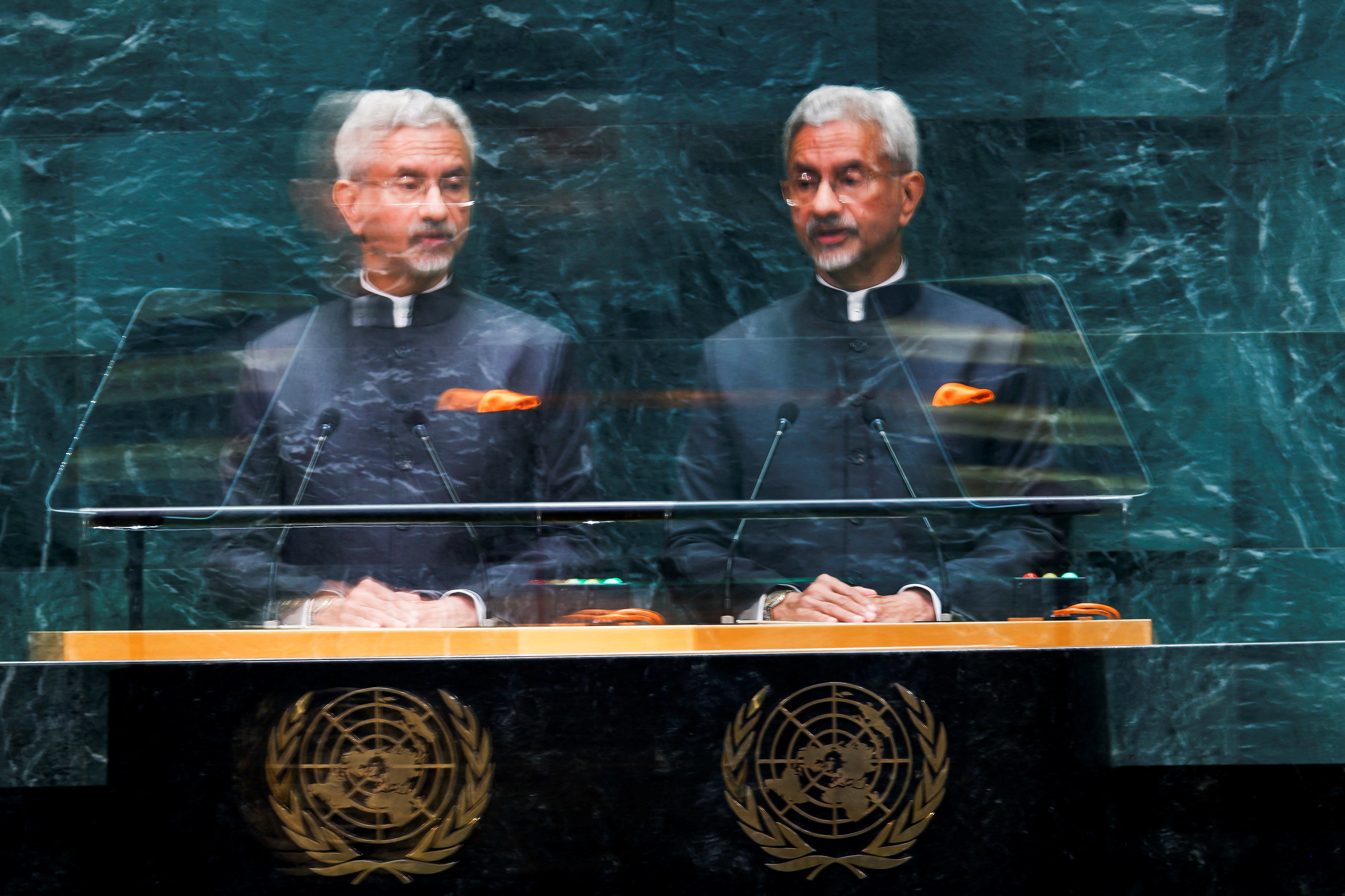 Indian Minister of External Affairs Subrahmanyam Jaishankar addresses the 81st United Nations General Assembly at the UN headquarters in New York, US, September 26, 2026