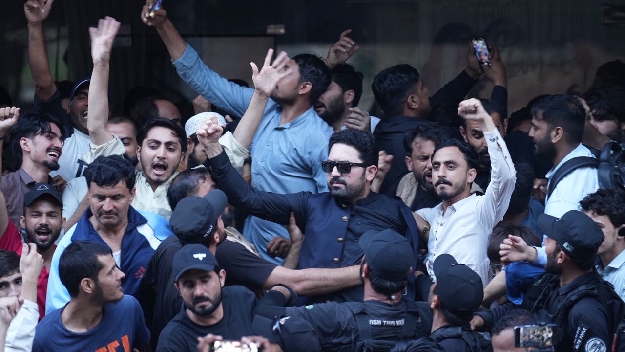 Sohail Afridi with his supporters in Lahore on September 15, 2026 [Courtesy of Sohail Afridi’s Facebook page]