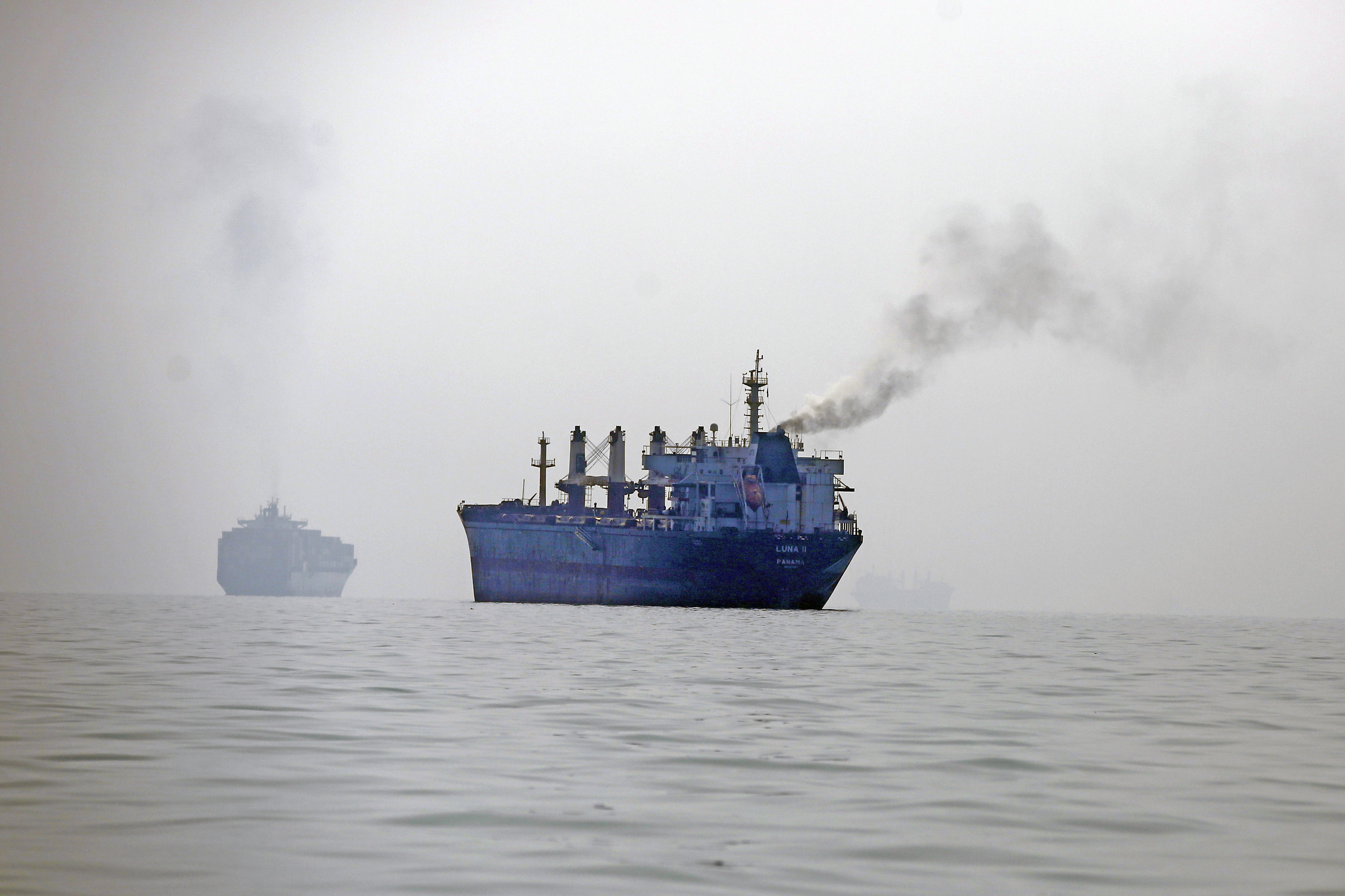 Iran's oil tankers off Bandar Abbas