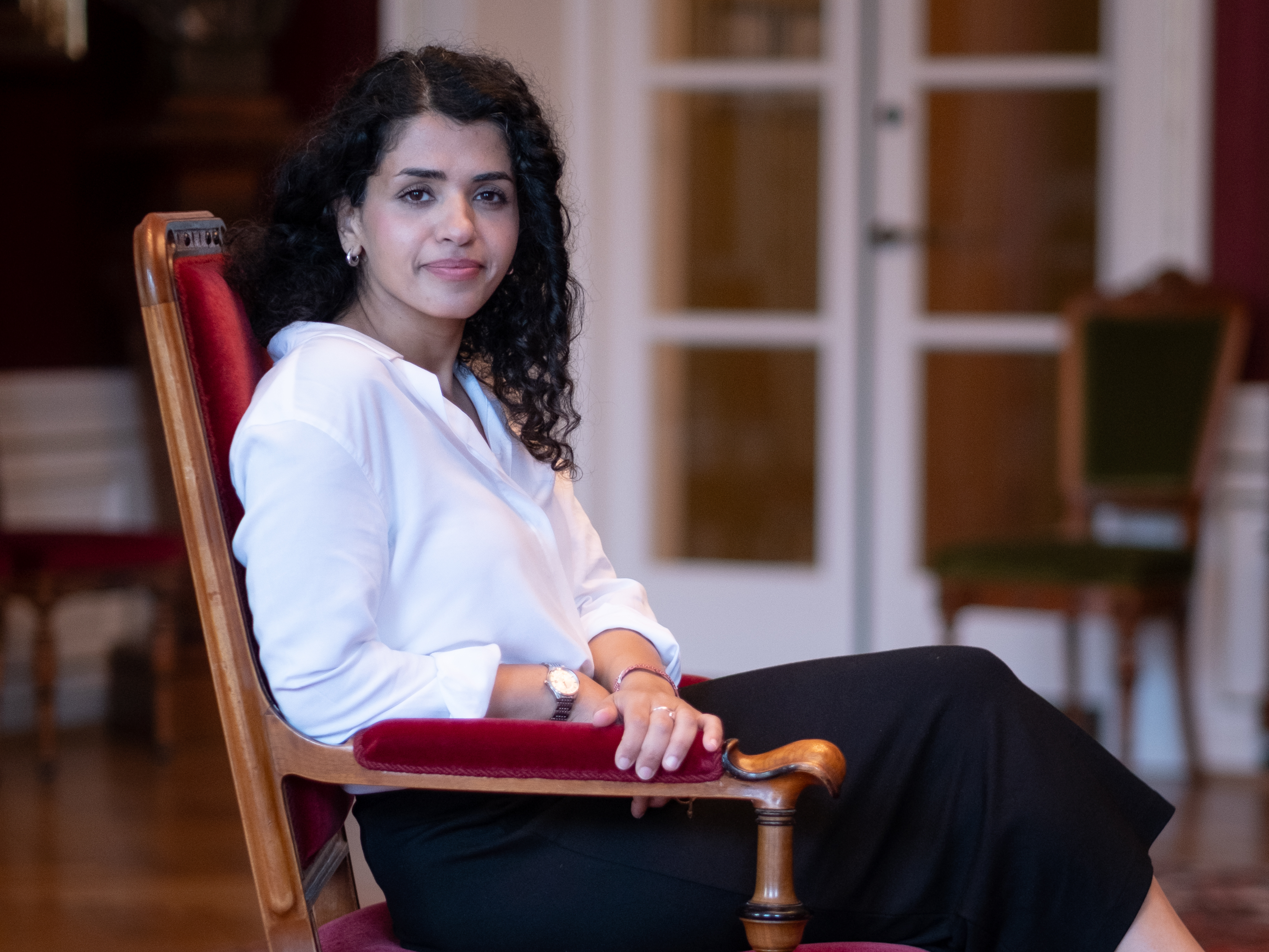 Anfal Mahdi in Malmo town hall, January 9, 2026