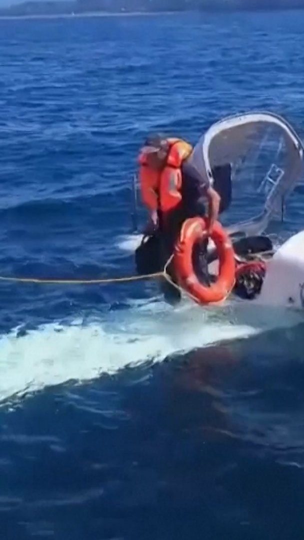 Two rescued after plane makes emergency landing in Black Sea