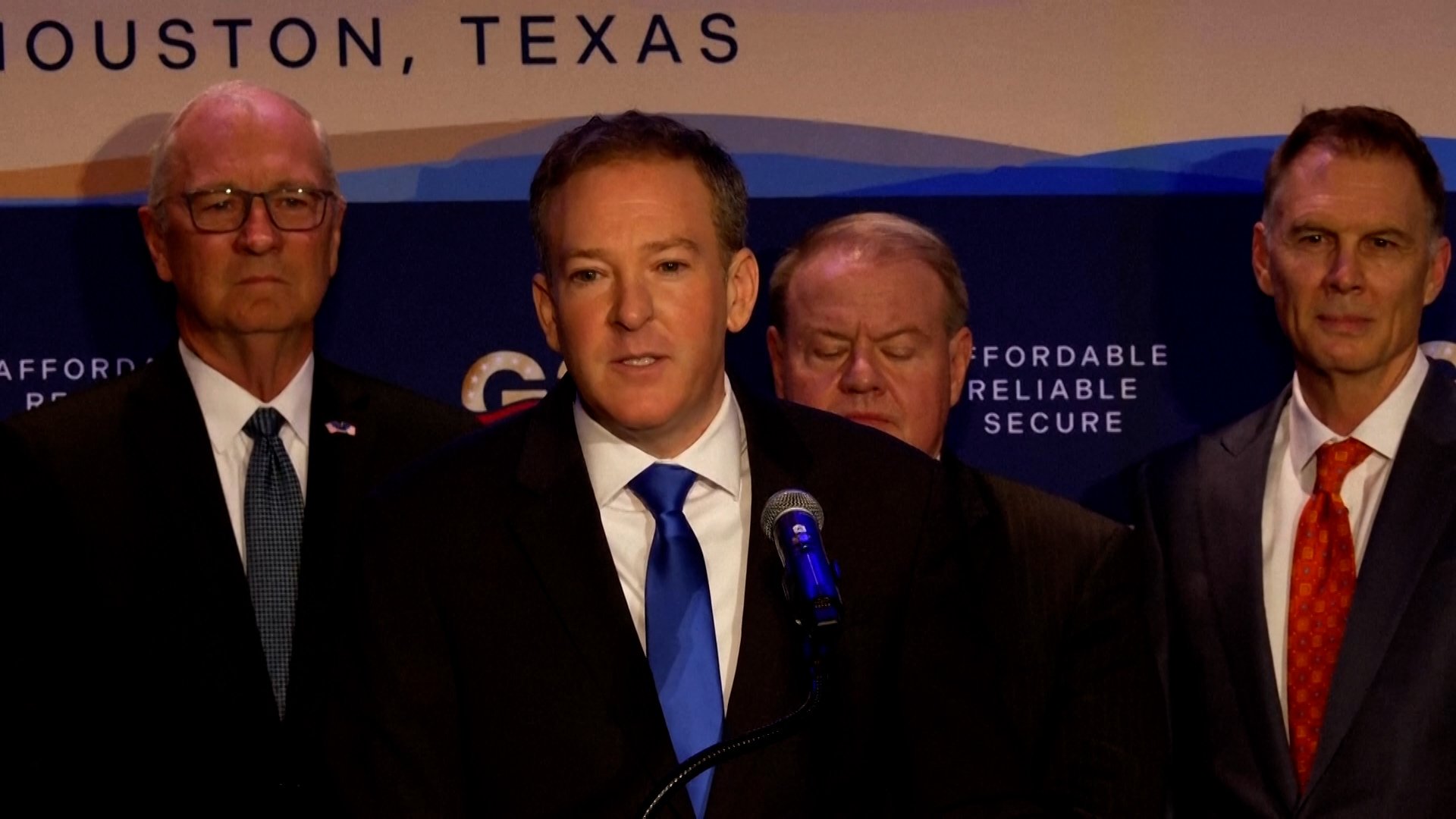 Lee Zeldin, Environmental Protection Agency Chief giving a speech