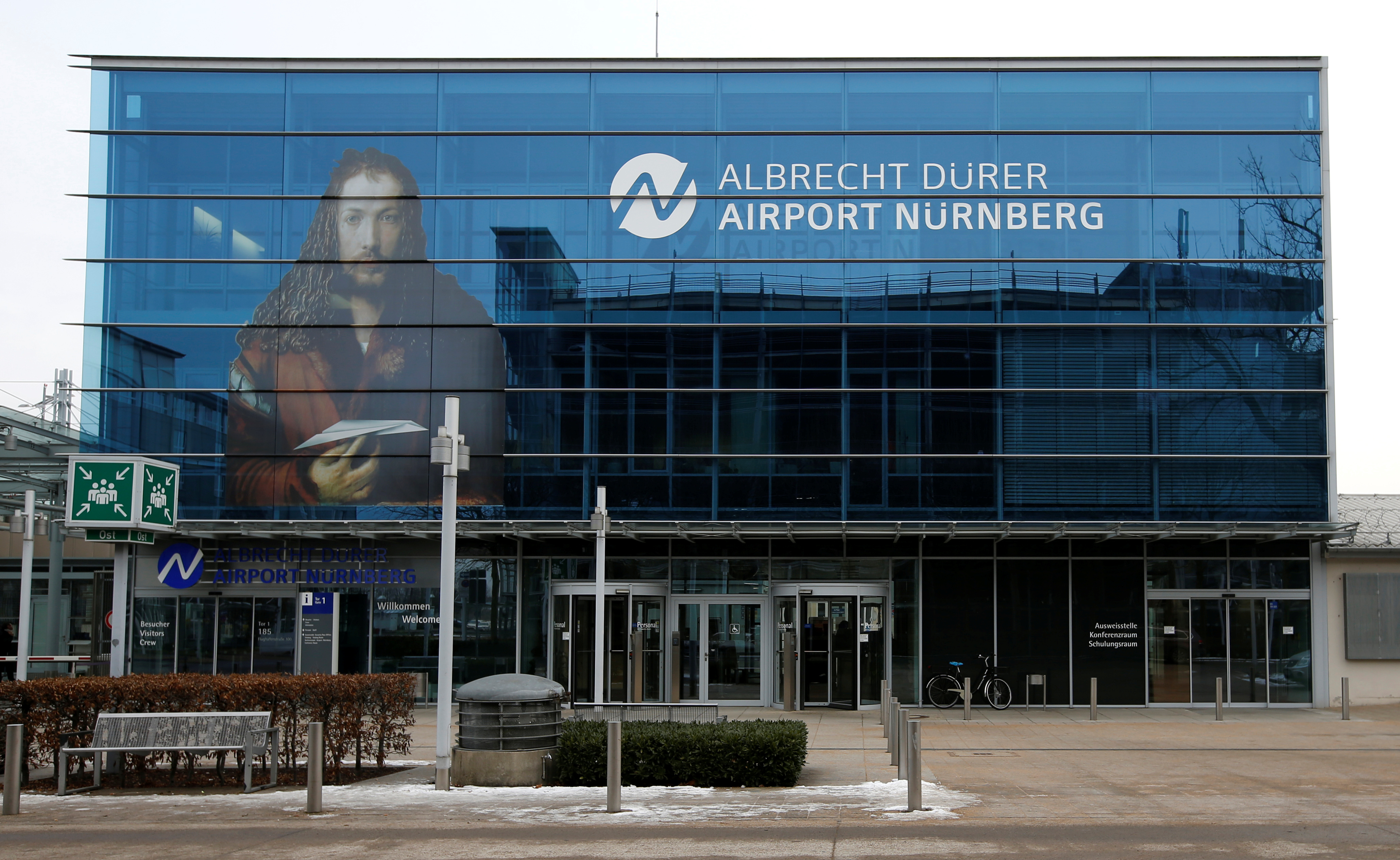 Albrecht Duerer airport in Nuremberg, Germany