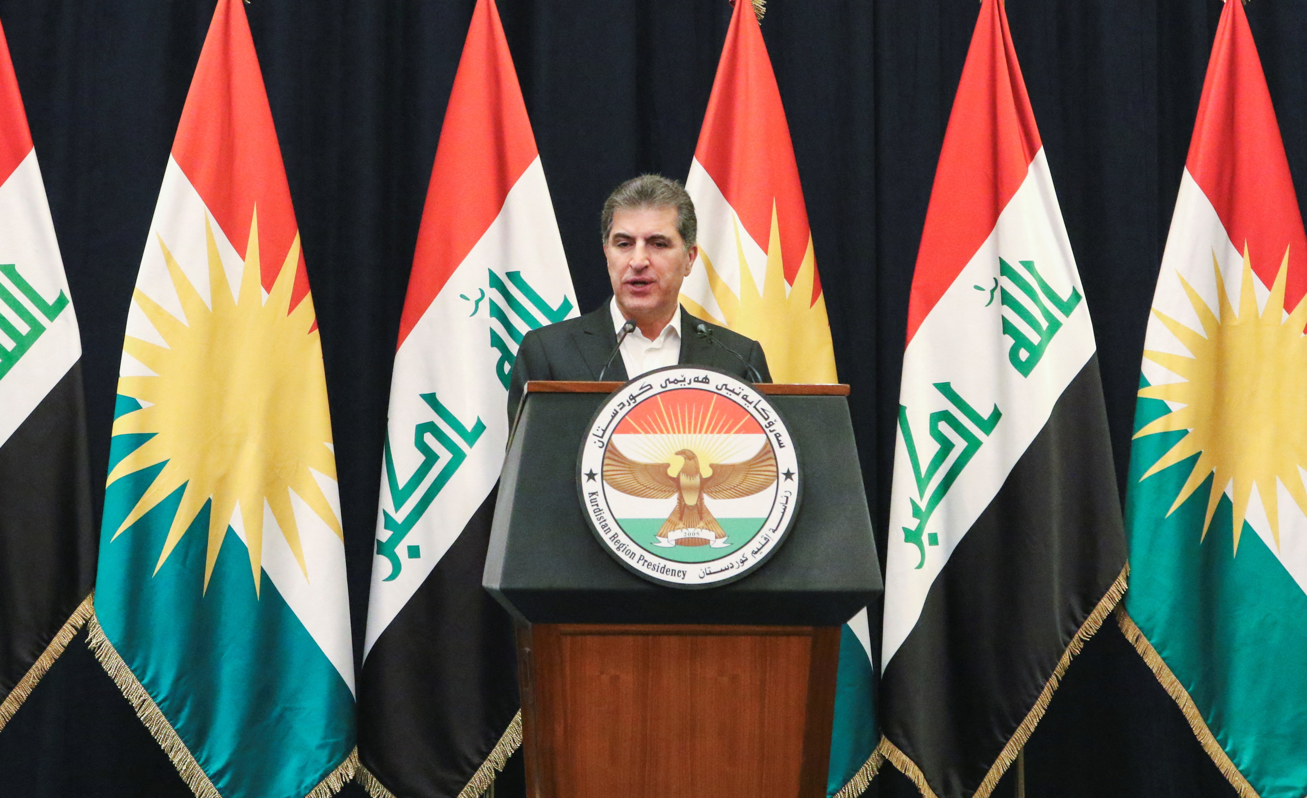 Kurdistan Region President Nechirvan Barzani [File:Azad Lashkari/Reuters]