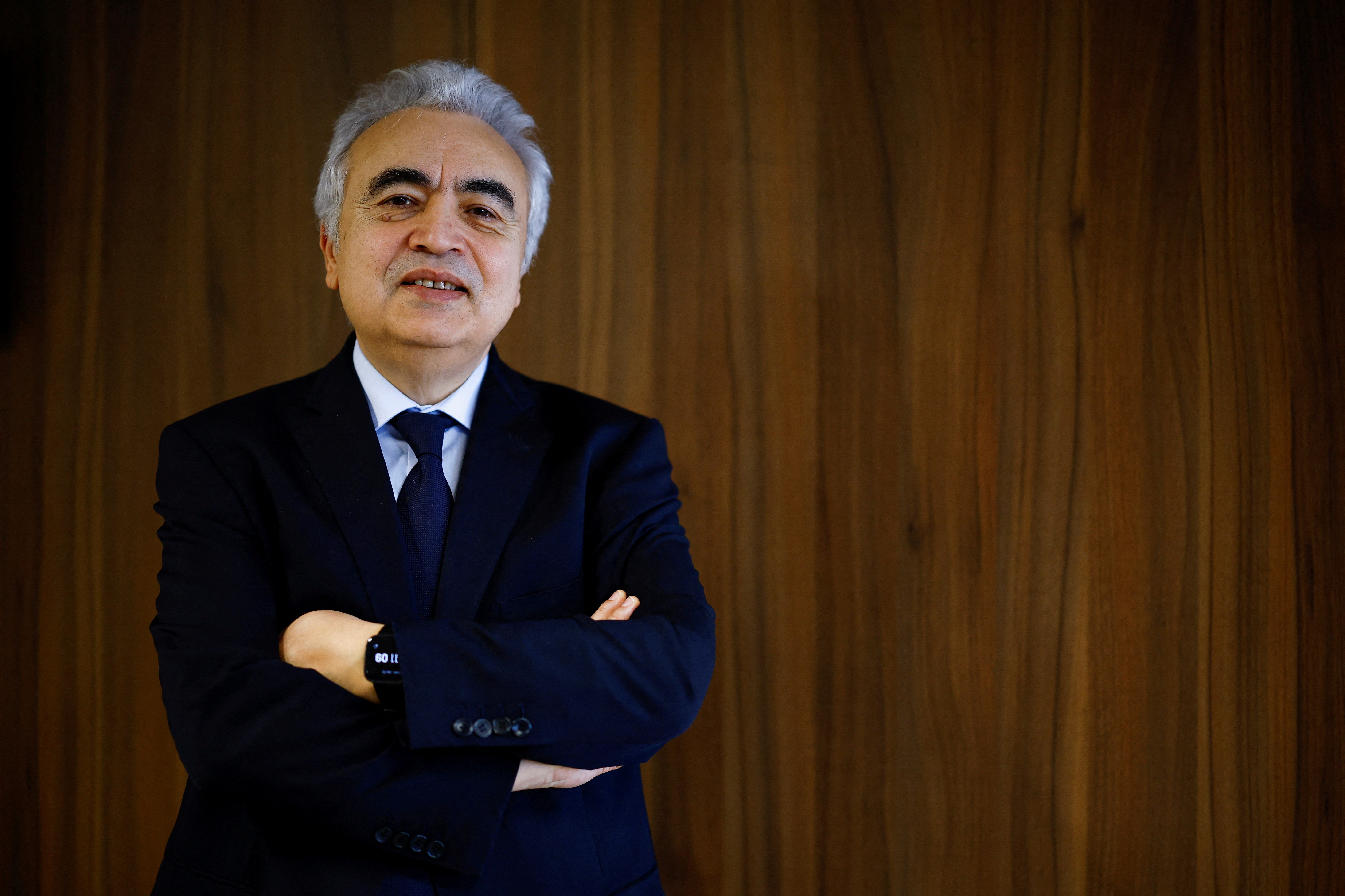 International Energy Agency chief Fatih Birol poses for a photo.