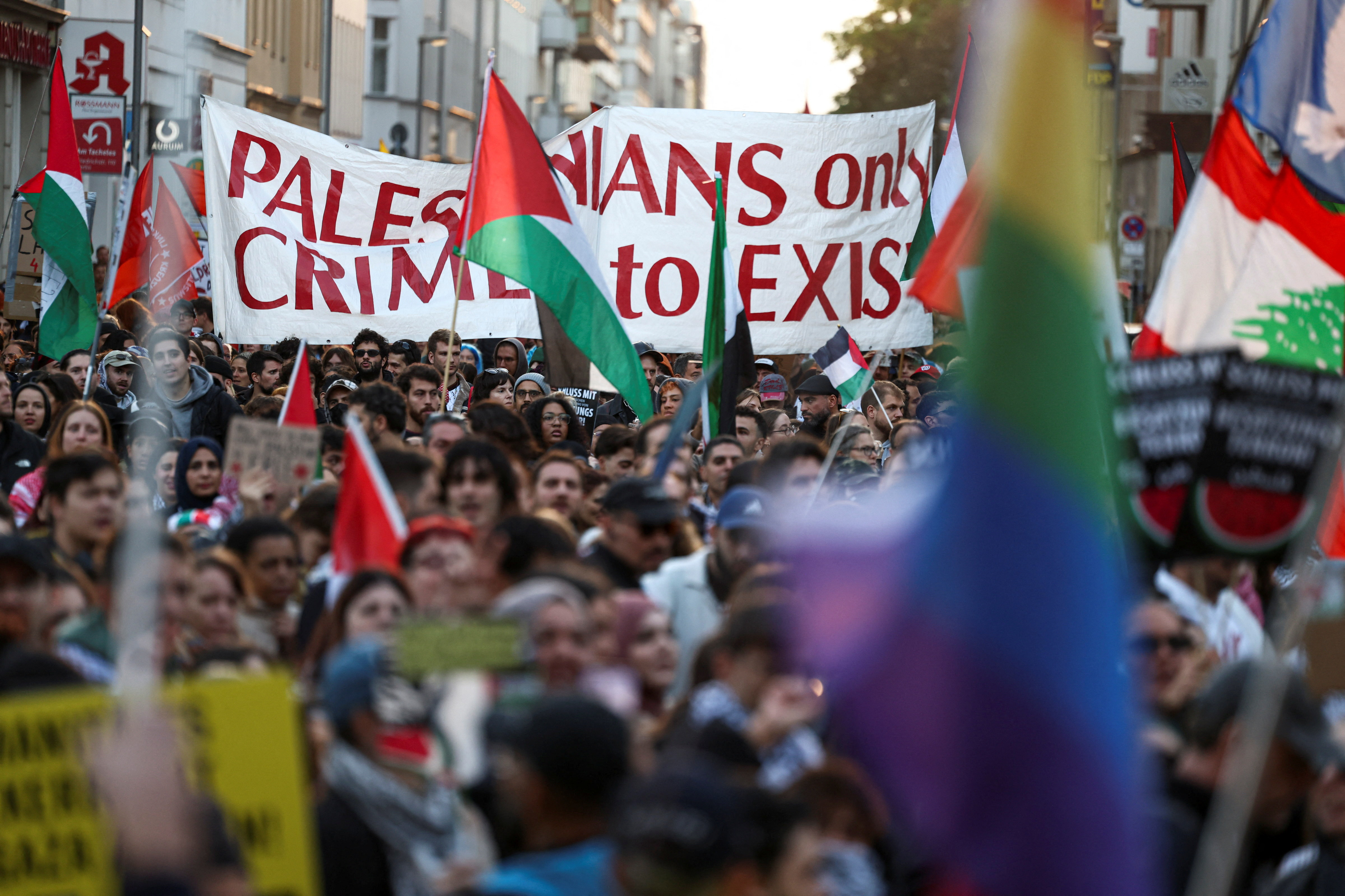 Thousands march across Europe to demand end to Israel’s war on Gaza