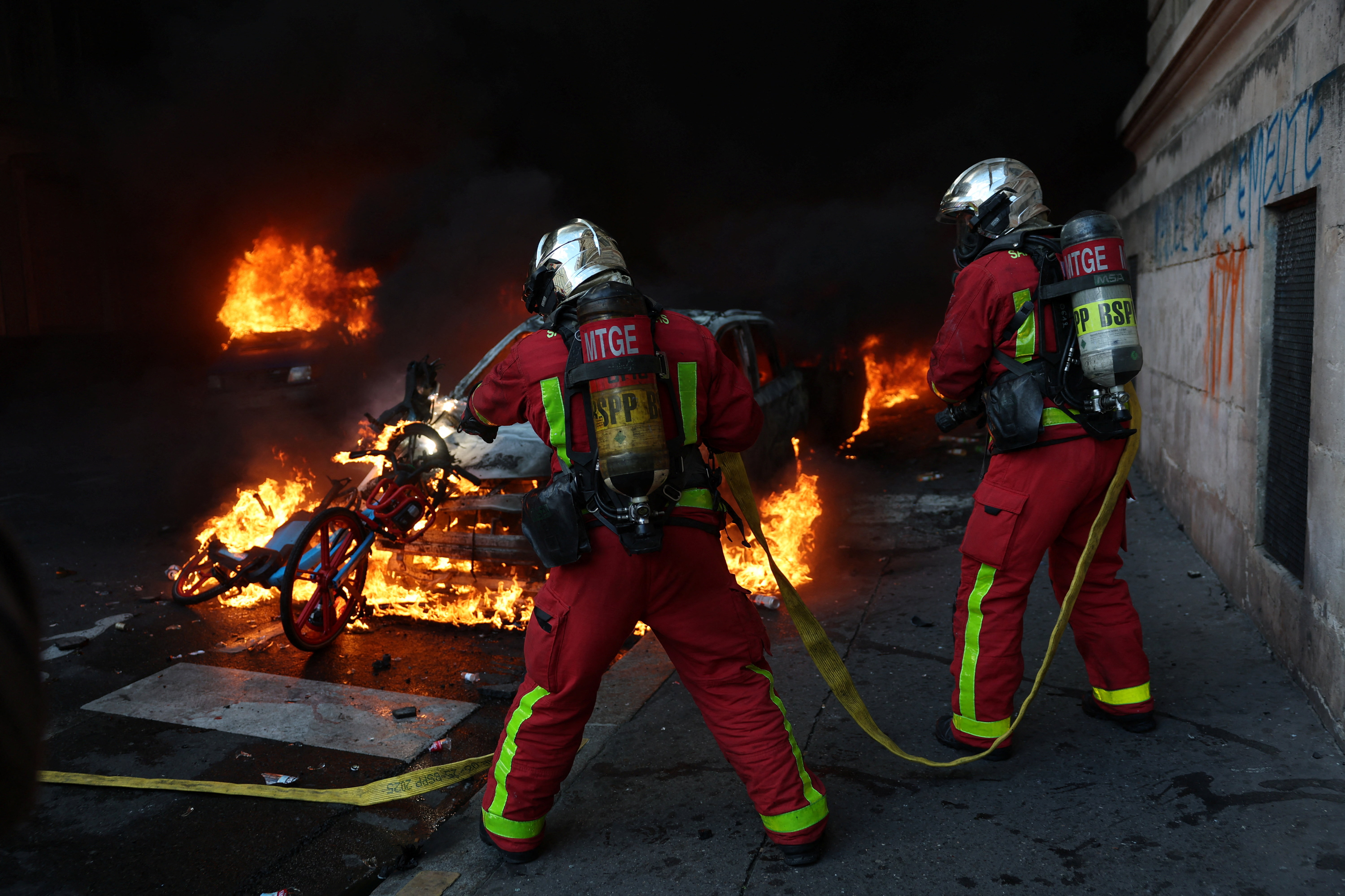 French cities devastated as cost-of-living protests turn violent