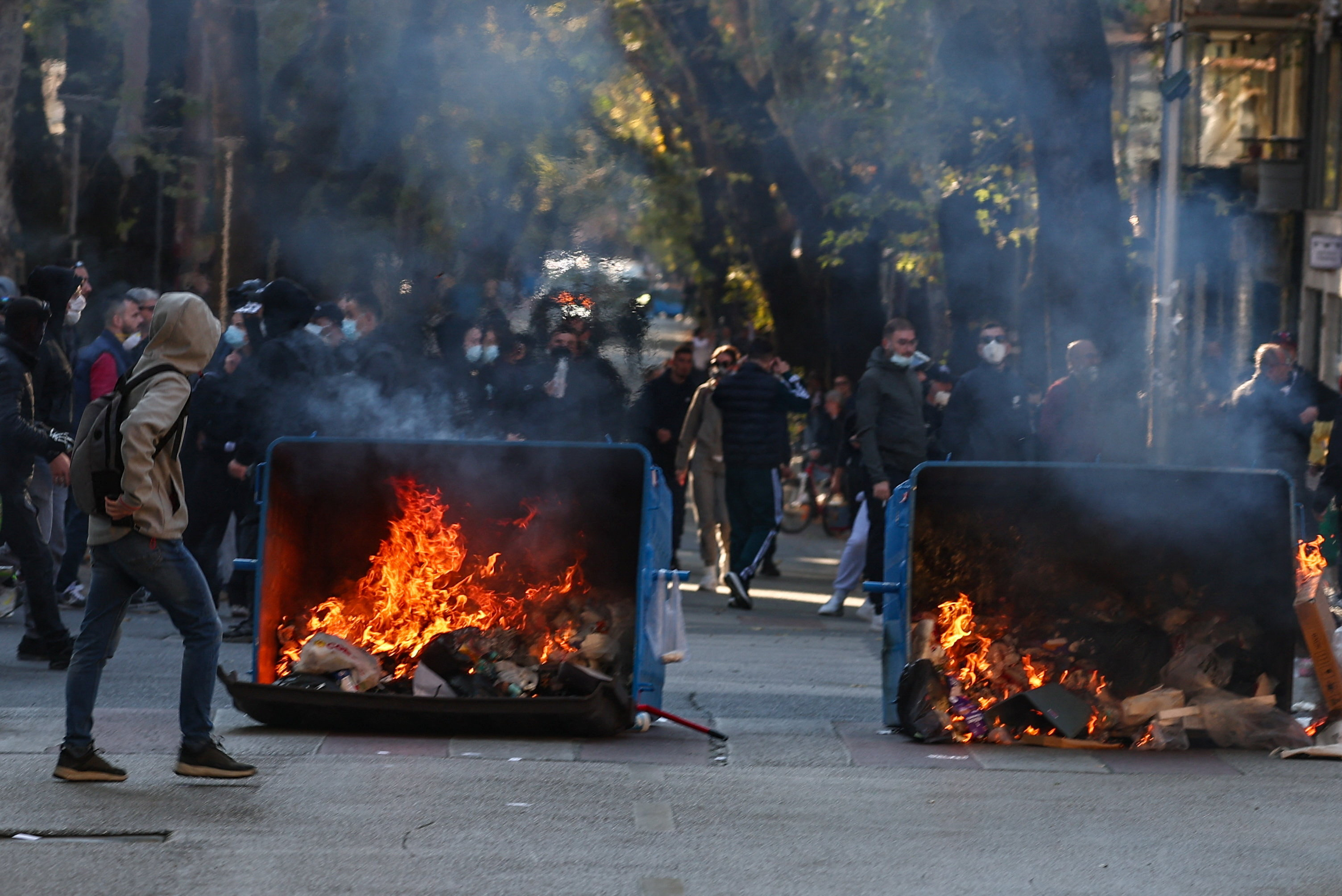 Photos: Anti-government unrest escalates in Albania