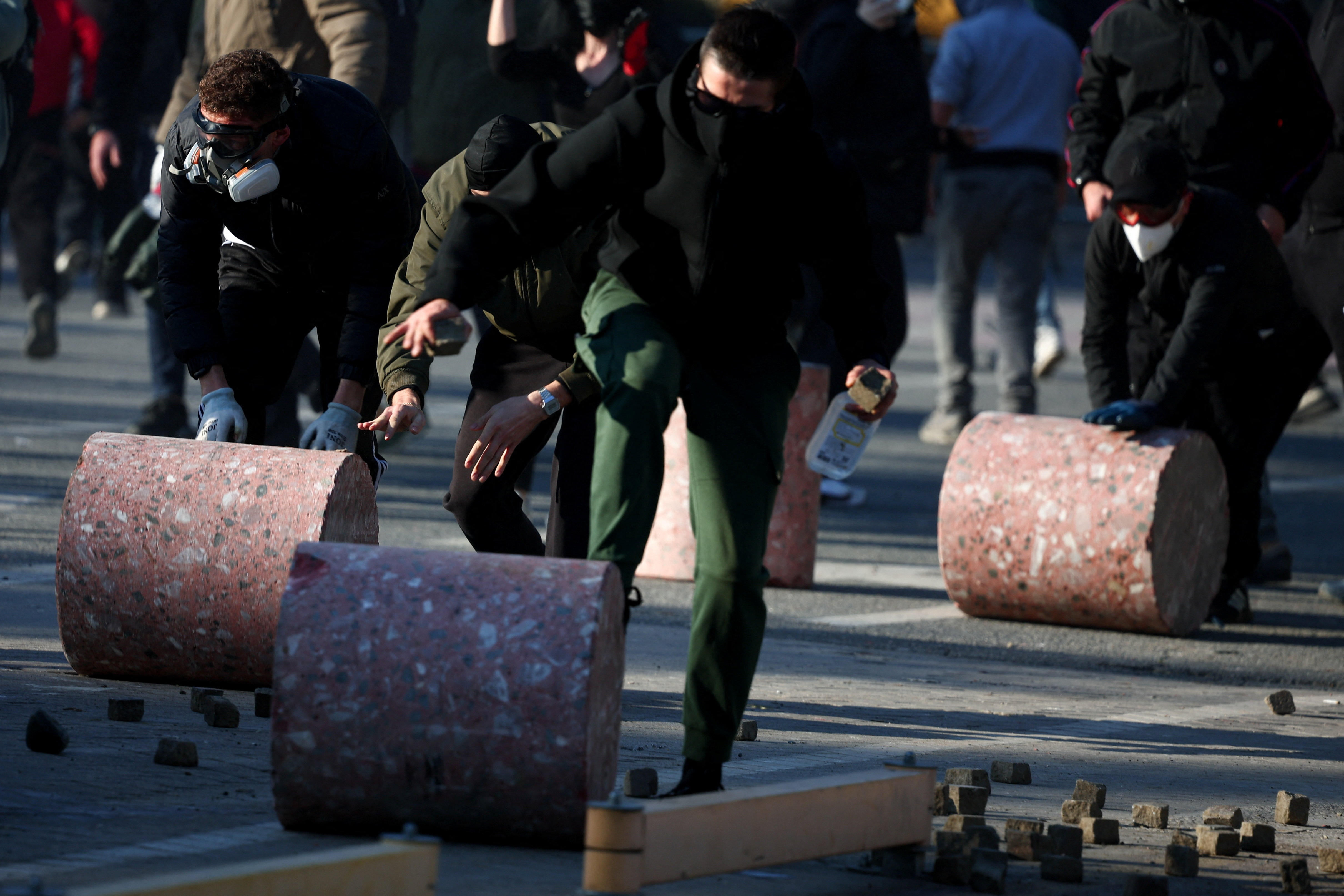 Photos: Anti-government unrest escalates in Albania