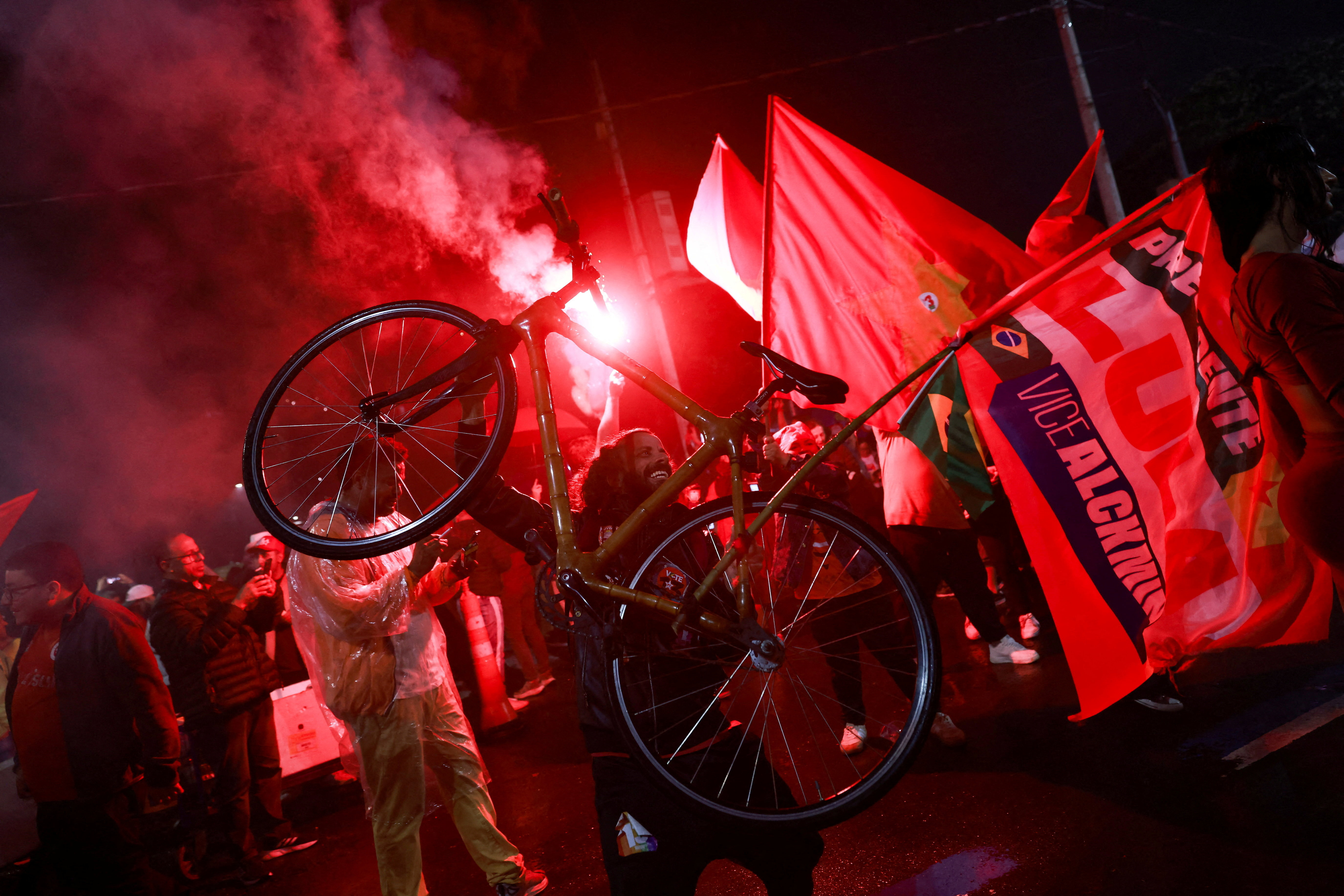 Lula supporters flood streets in celebration of historic win