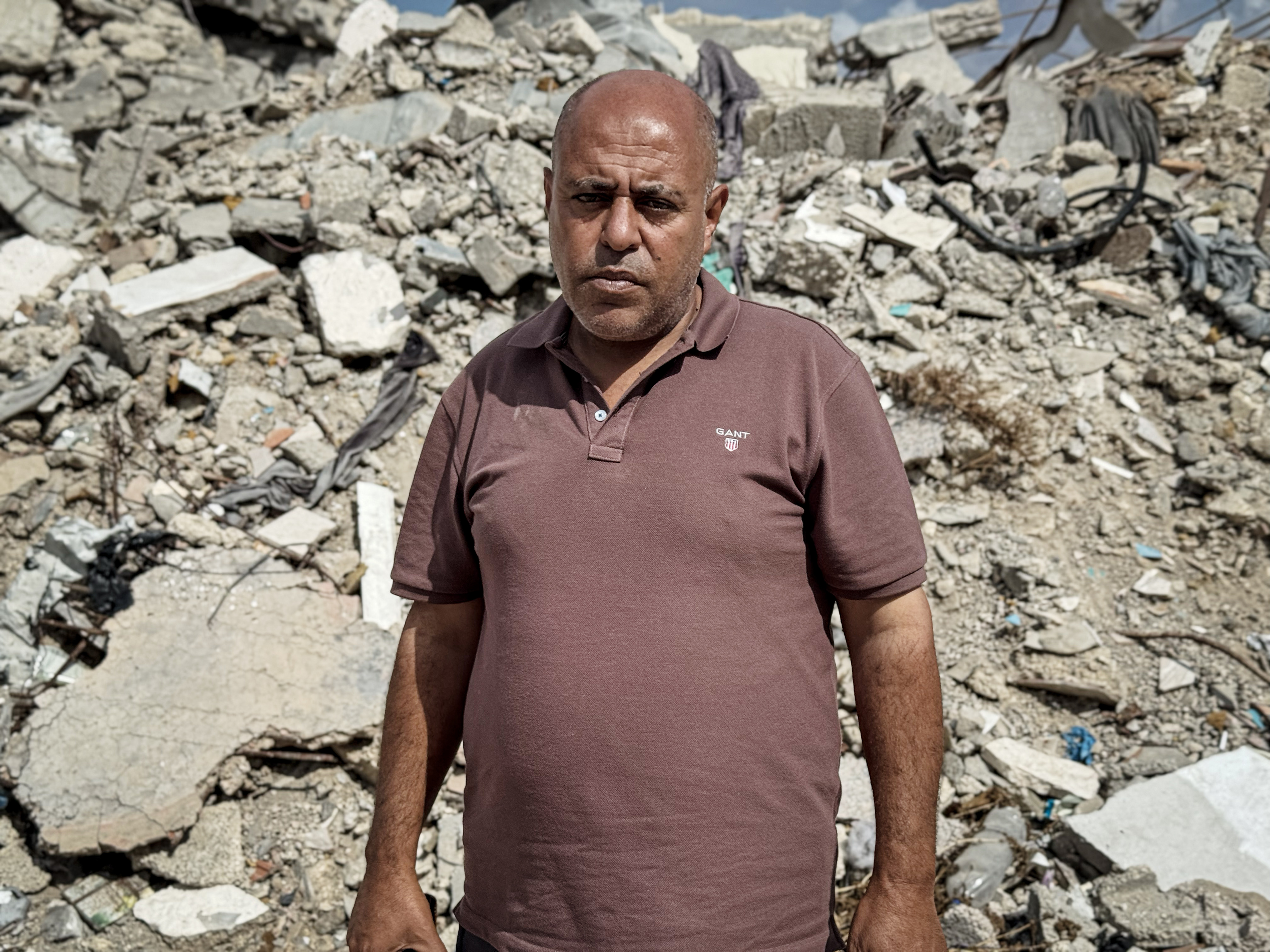 Ismail al-Barawi is frustrated by rising food prices in Gaza amid the continued closure of the crossings.