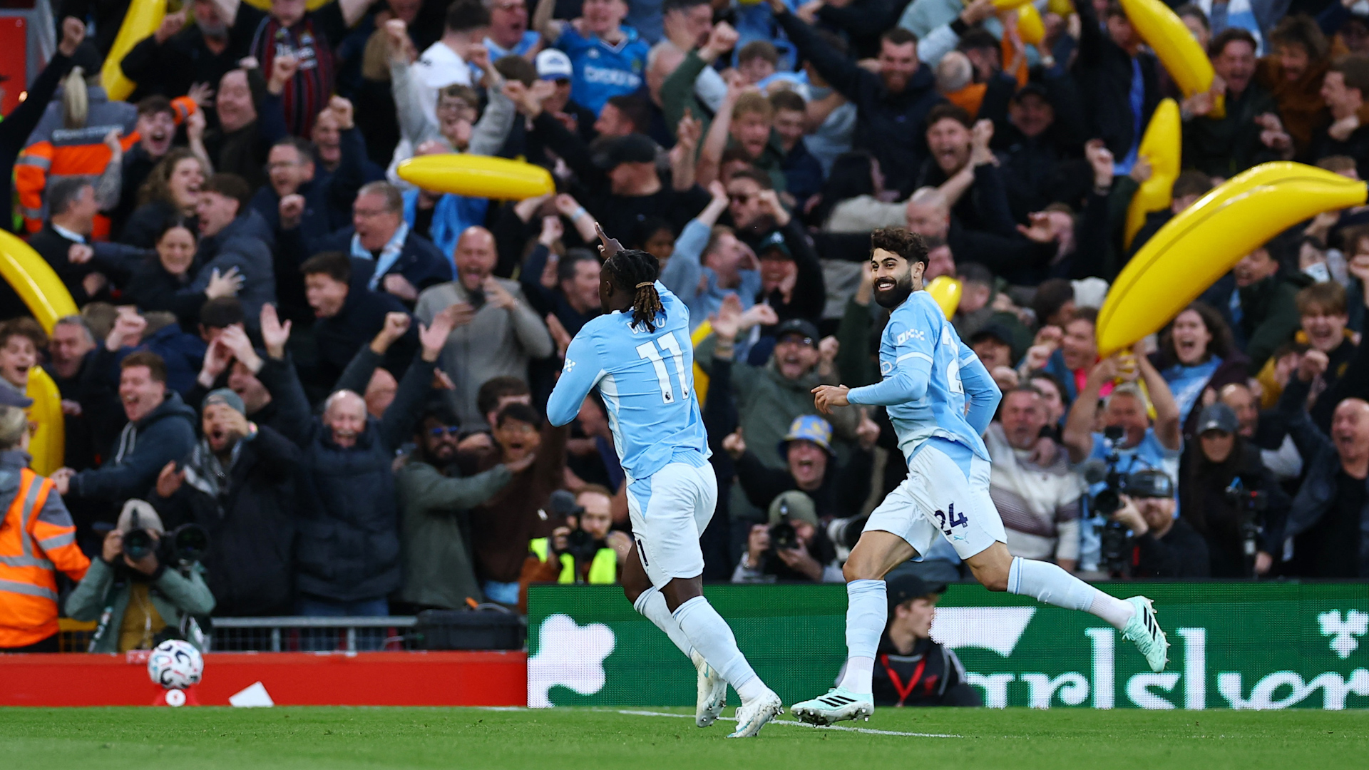Al Jazeera’s Rahul Pathak was at Anfield, where fans reminded Manchester City of their guilty verdict.