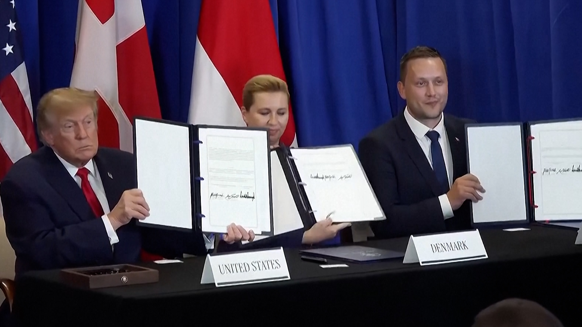 Donald Trump at the UN with Denmark and Greenland