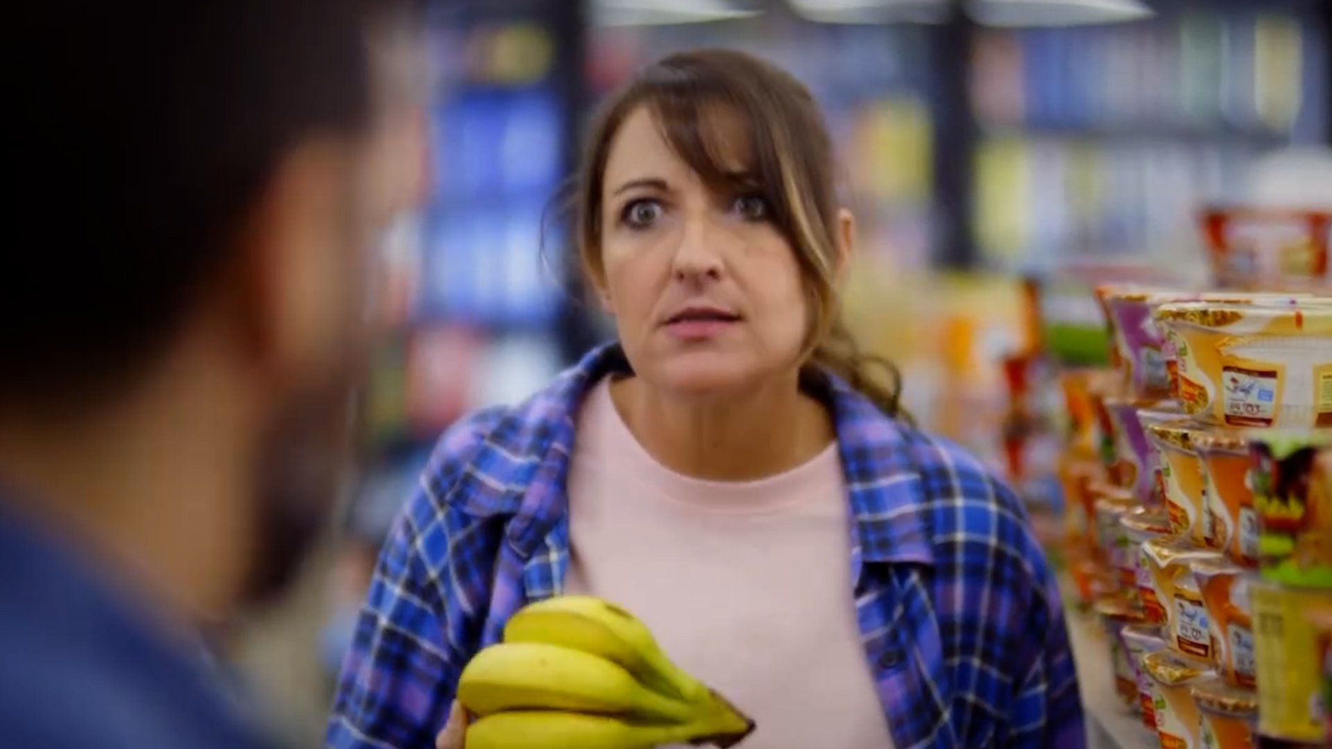 Woman in an ad
