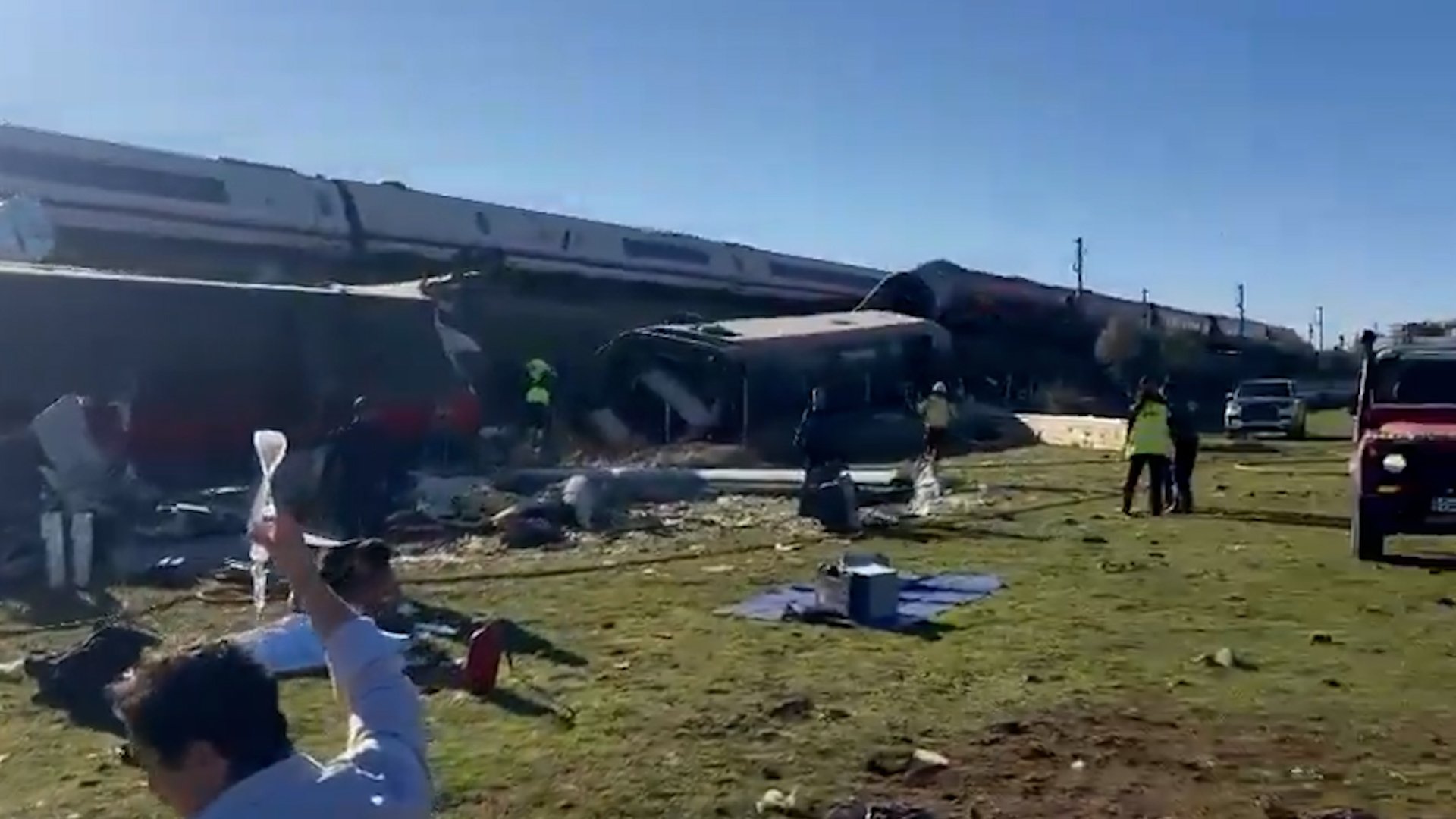 Train collision in Spain