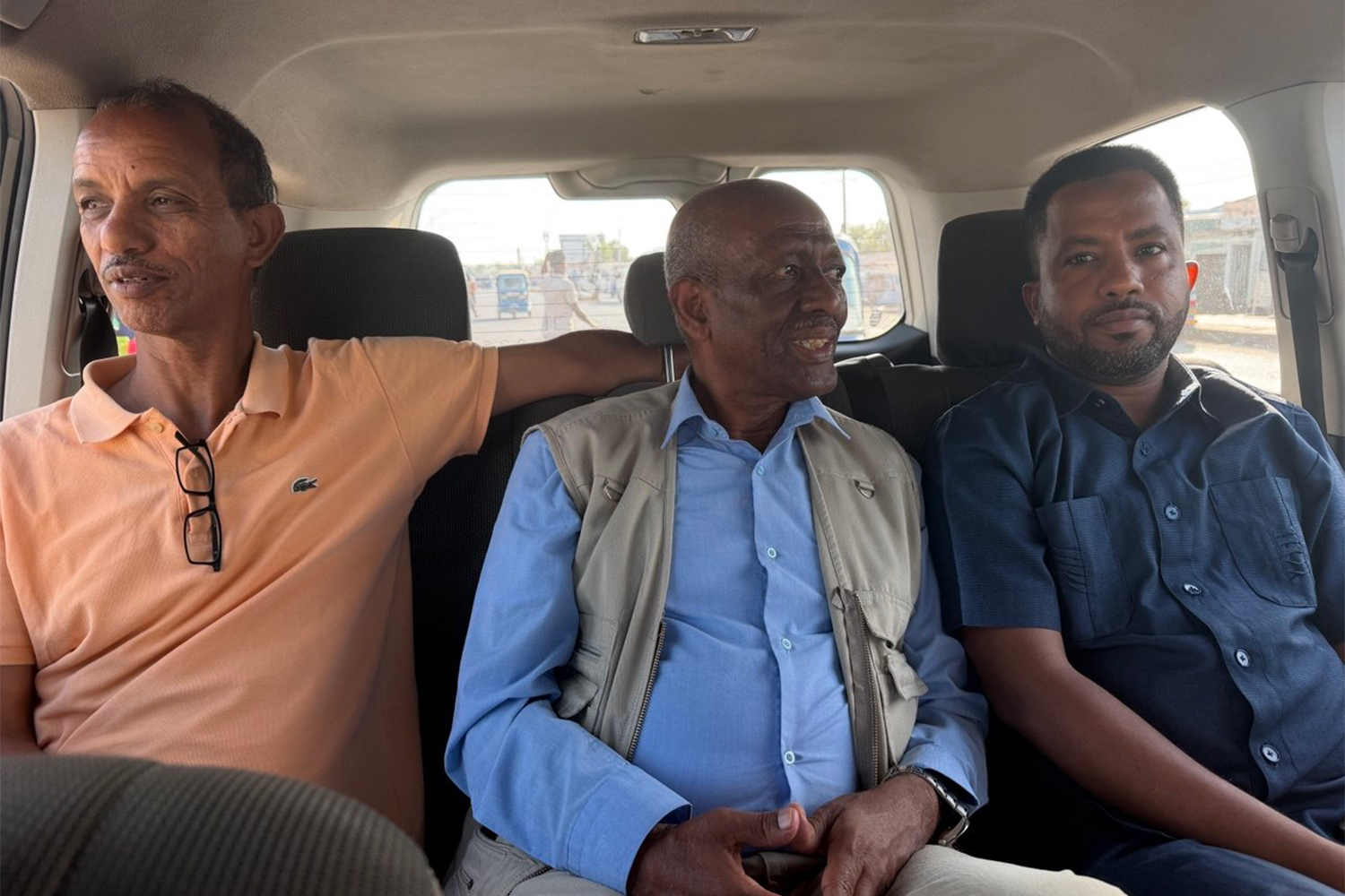 Al Jazeera team in one of our road trips in northern Ethiopia [Al Jazeera]