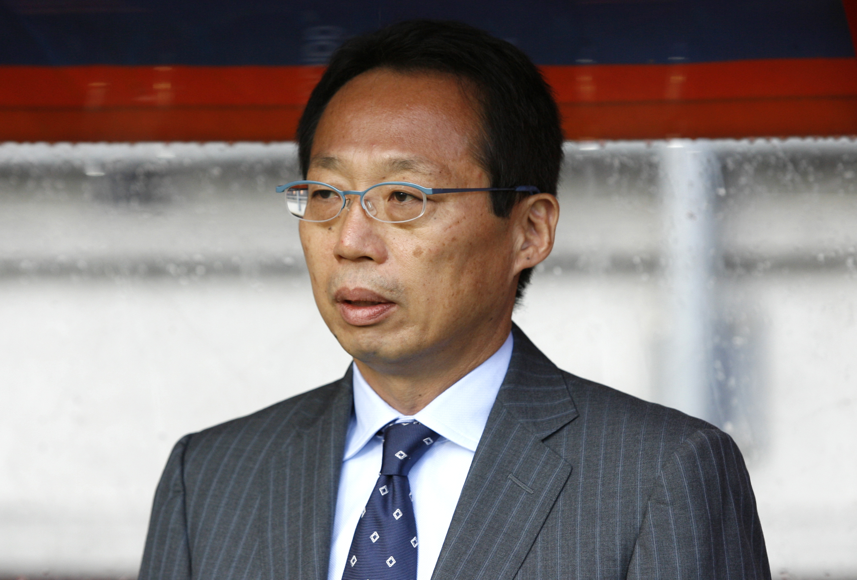 Football - Holland v Japan - International Friendly - De Grolsch Veste Stadium, Enschede, Holland - 5/9/09 Takeshi Okada - Japan Head Coach Mandatory Credit: Action Images / Ed Sykes