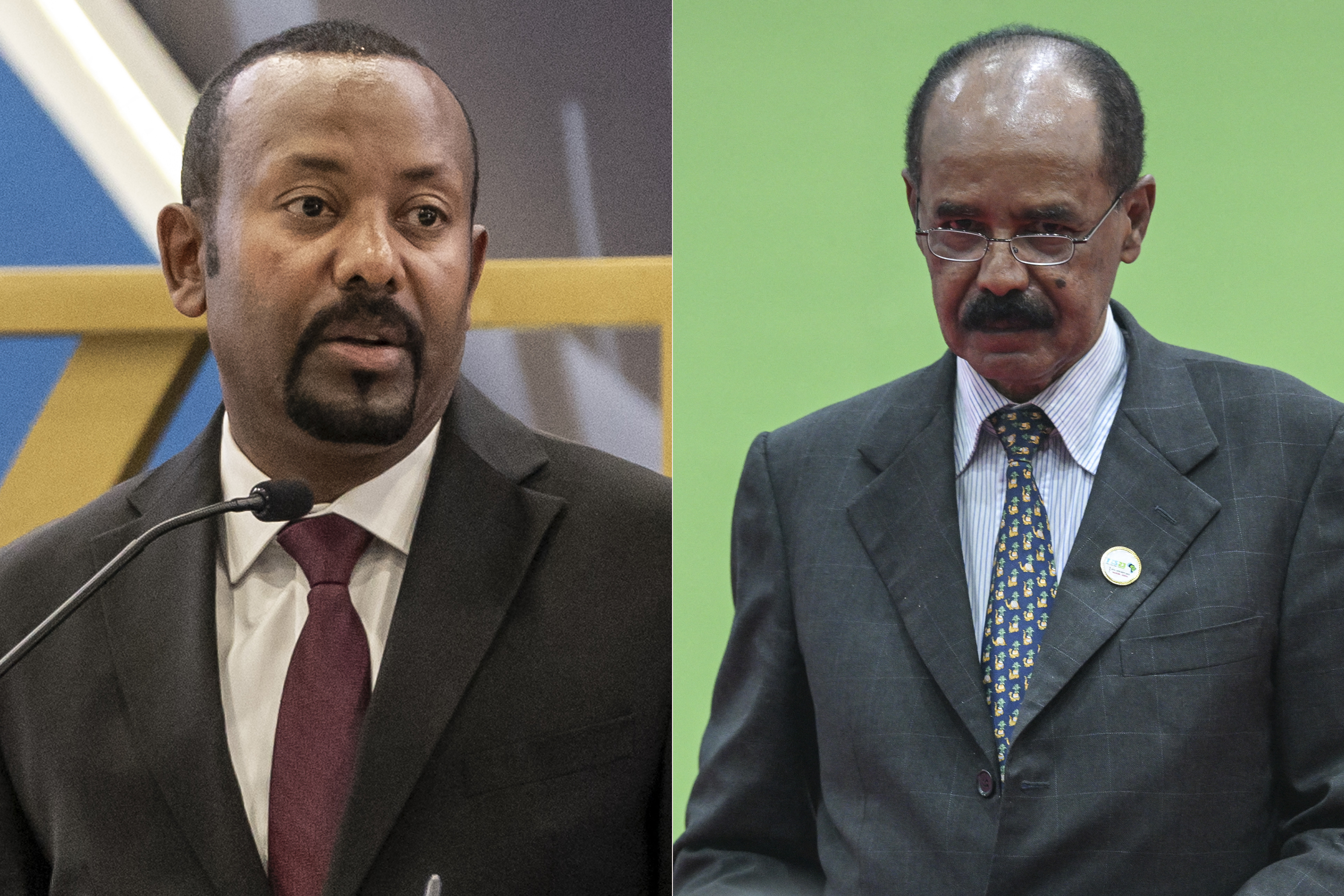 Ethiopia's Prime Minister Abiy Ahmed and Eritrean President Isaias Afwerki